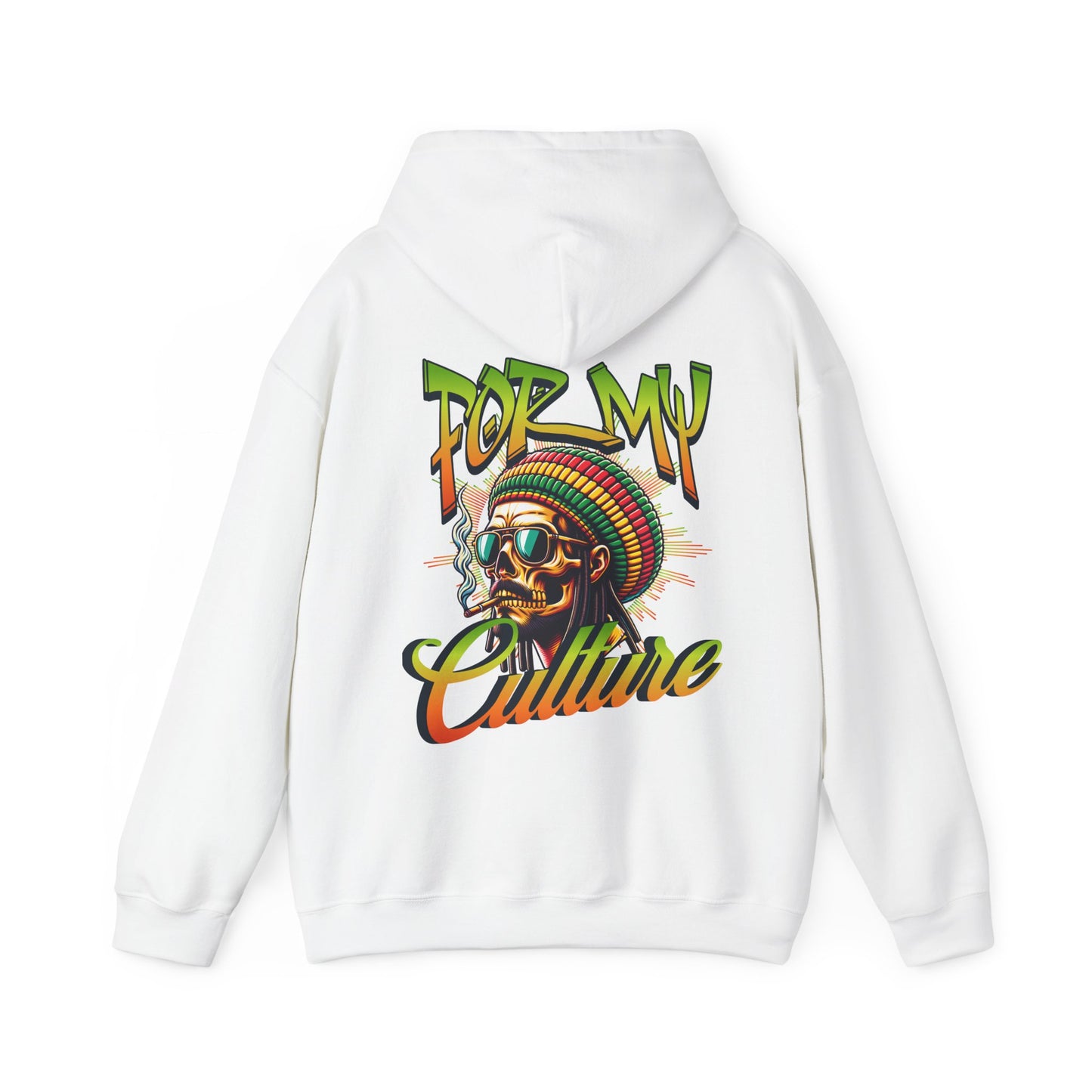 Rasta Culture Hooded Sweatshirt, Unisex Sweatshirt, Comfortable Hoodie, Gifts for Music Lovers, Streetwear, Festival Apparel