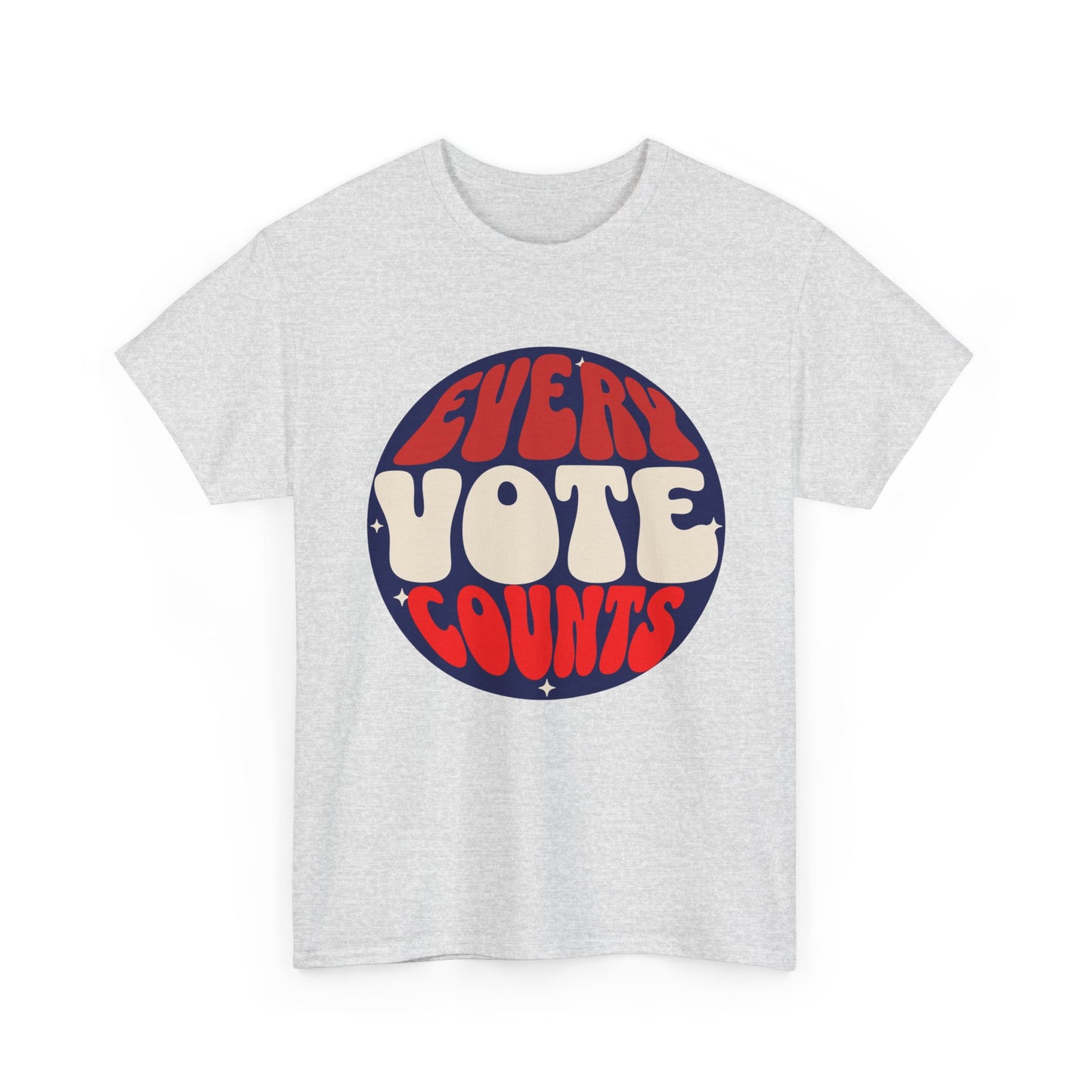 "YOUR VOTE COUNTS"Unisex Heavy Cotton Tee