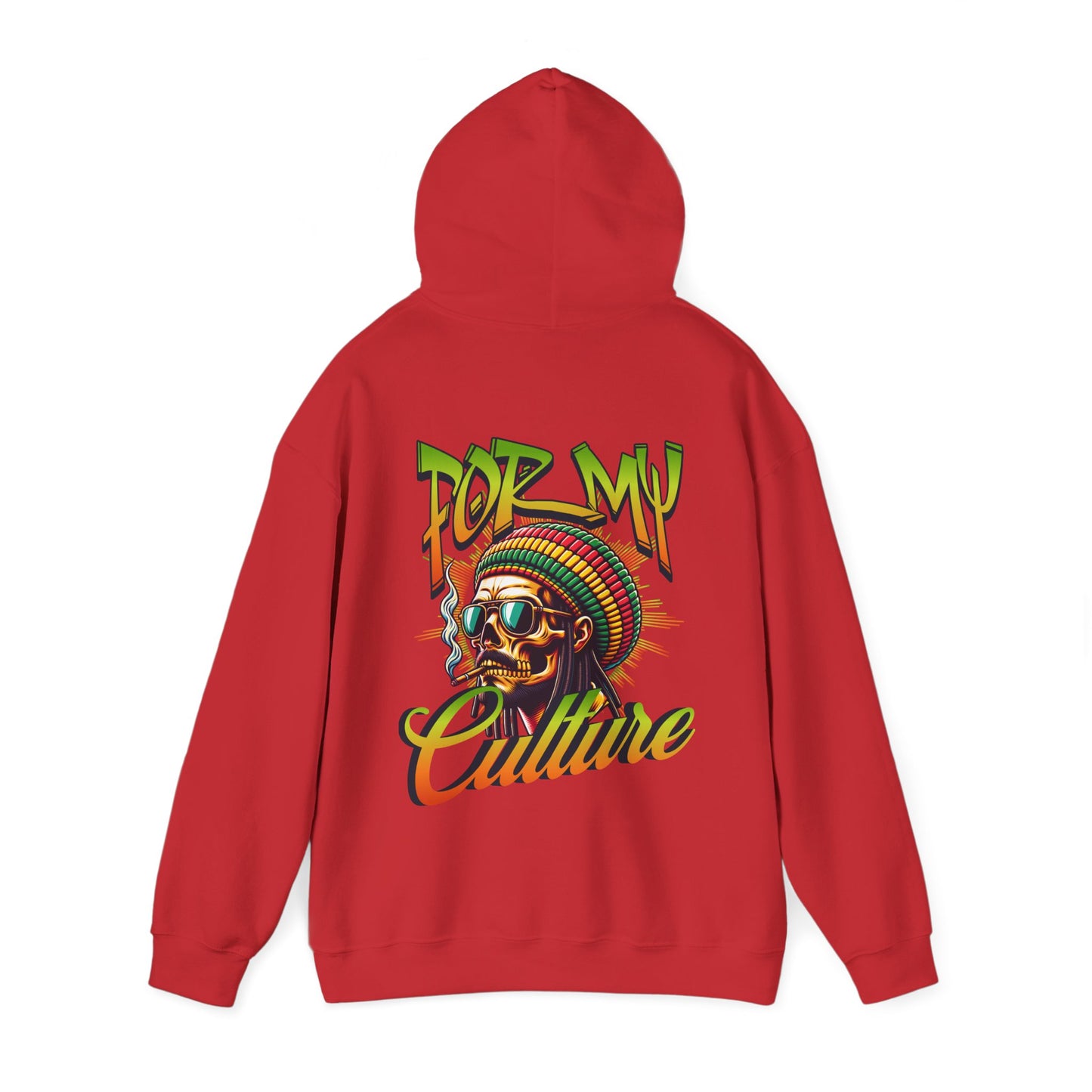 Rasta Culture Hooded Sweatshirt, Unisex Sweatshirt, Comfortable Hoodie, Gifts for Music Lovers, Streetwear, Festival Apparel