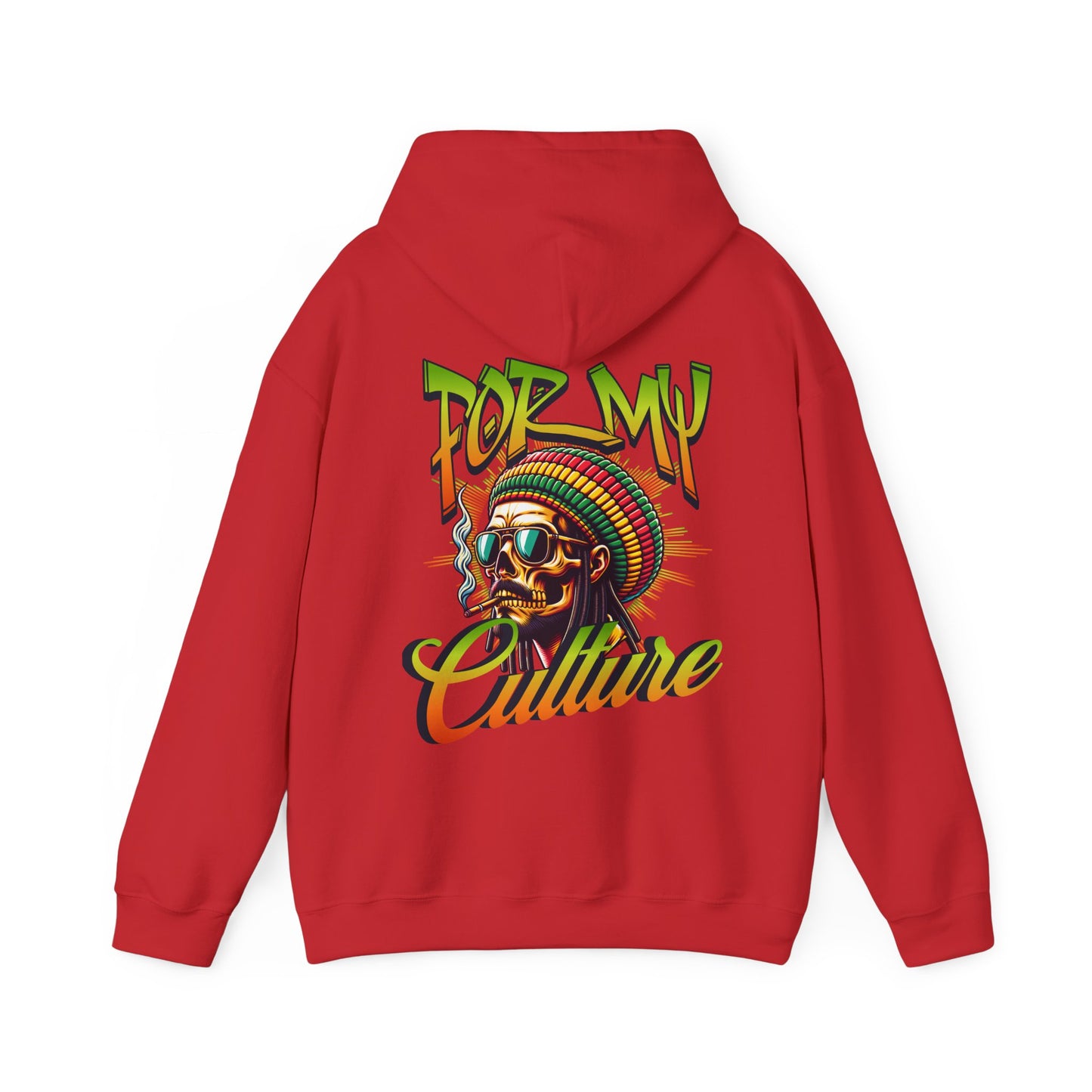 Rasta Culture Hooded Sweatshirt, Unisex Sweatshirt, Comfortable Hoodie, Gifts for Music Lovers, Streetwear, Festival Apparel