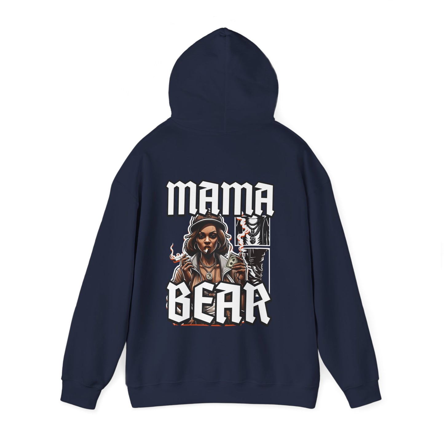 Mama Bear Unisex Hoodie - Cozy Gift for Moms, Perfect for Birthdays, Mother's Day, Casual Wear, Family Gatherings