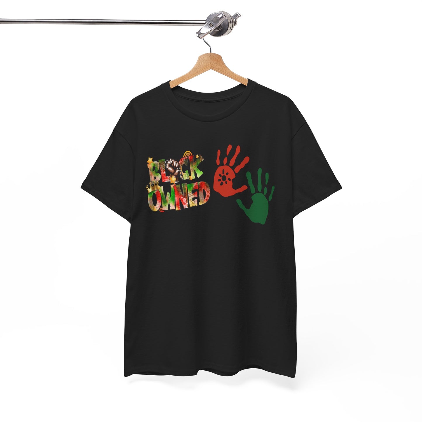 "Black Owned" Unisex Heavy Cotton Tee