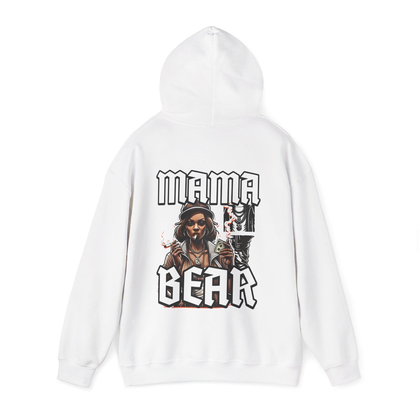 Mama Bear Unisex Hoodie - Cozy Gift for Moms, Perfect for Birthdays, Mother's Day, Casual Wear, Family Gatherings