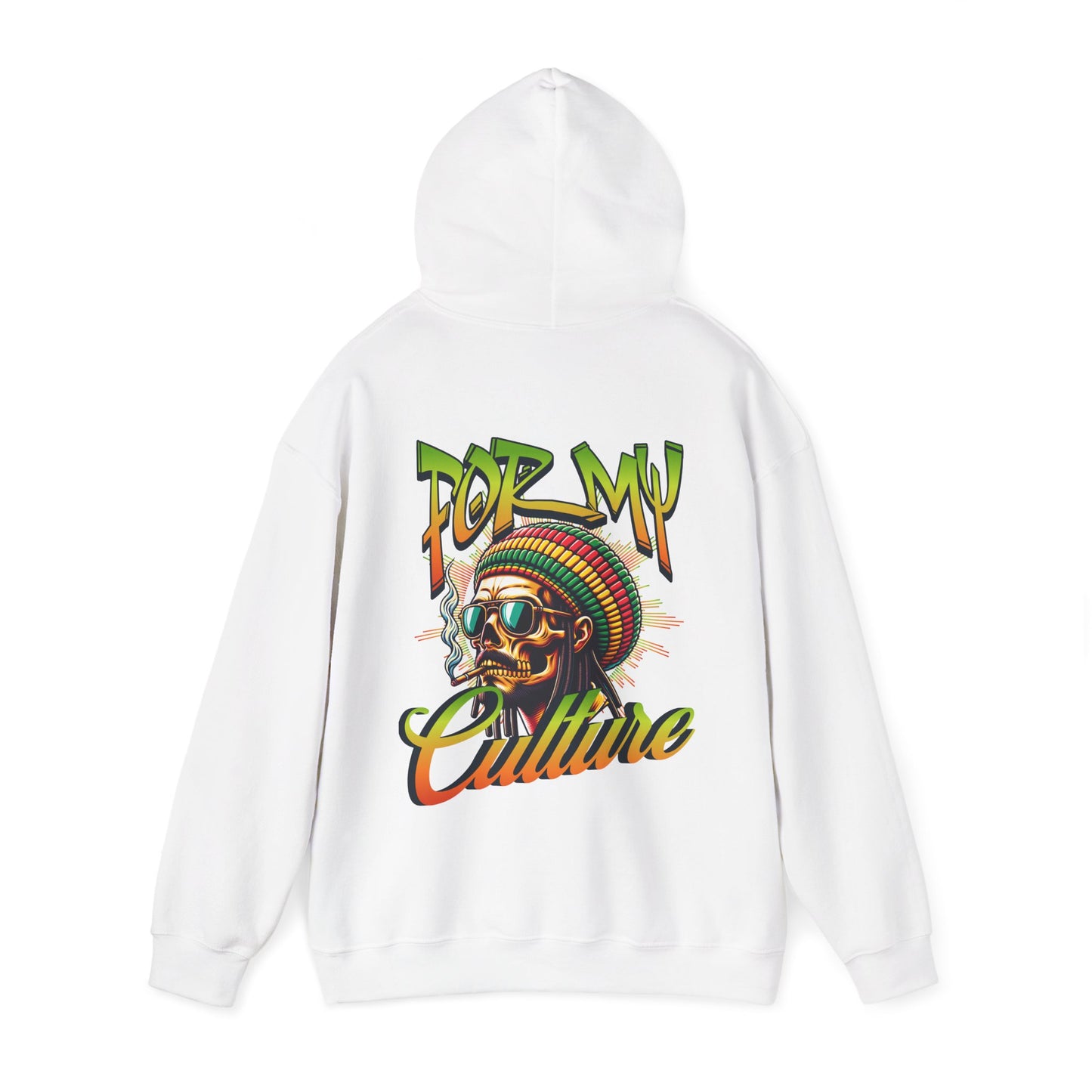 Rasta Culture Hooded Sweatshirt, Unisex Sweatshirt, Comfortable Hoodie, Gifts for Music Lovers, Streetwear, Festival Apparel