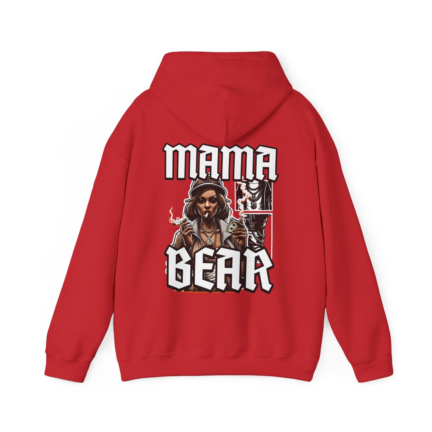 Mama Bear Unisex Hoodie - Cozy Gift for Moms, Perfect for Birthdays, Mother's Day, Casual Wear, Family Gatherings