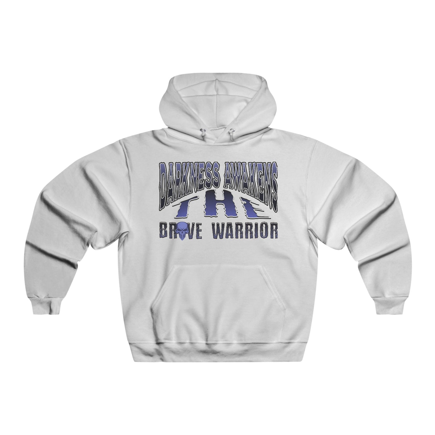 "A BRAVE WARRIOR"Men's NUBLEND® Hooded Sweatshirt