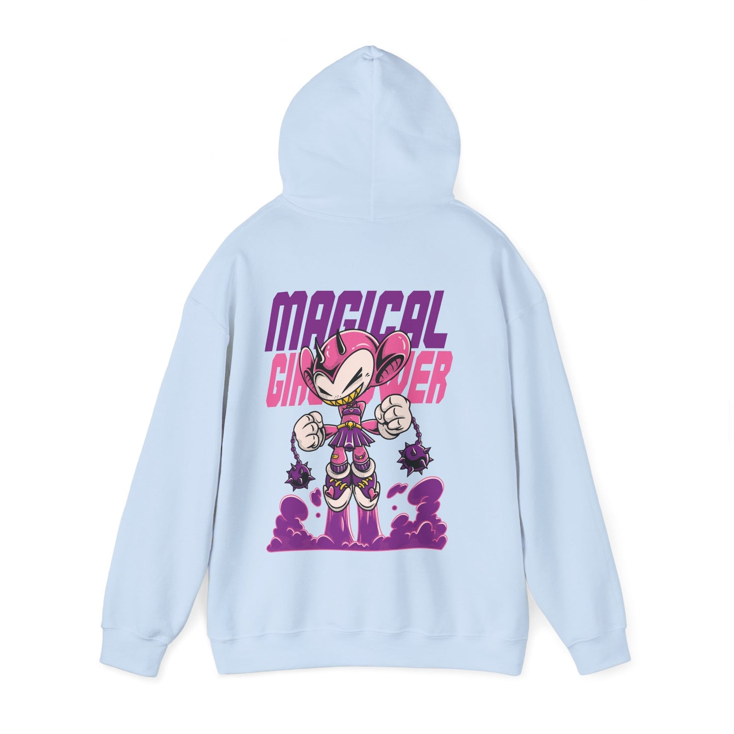 Magical Girl Power Hoodie, Unisex Hooded Sweatshirt for Fans, Anime Gift for Her, Casual Style, Spring & Fall Fashion
