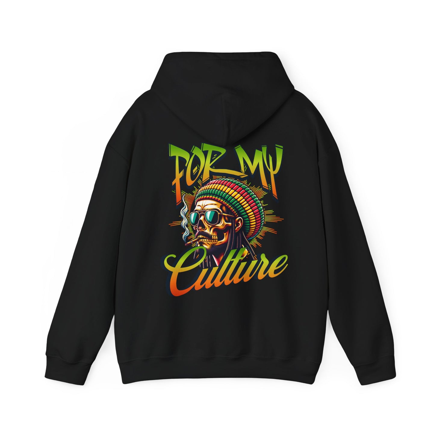 Rasta Culture Hooded Sweatshirt, Unisex Sweatshirt, Comfortable Hoodie, Gifts for Music Lovers, Streetwear, Festival Apparel