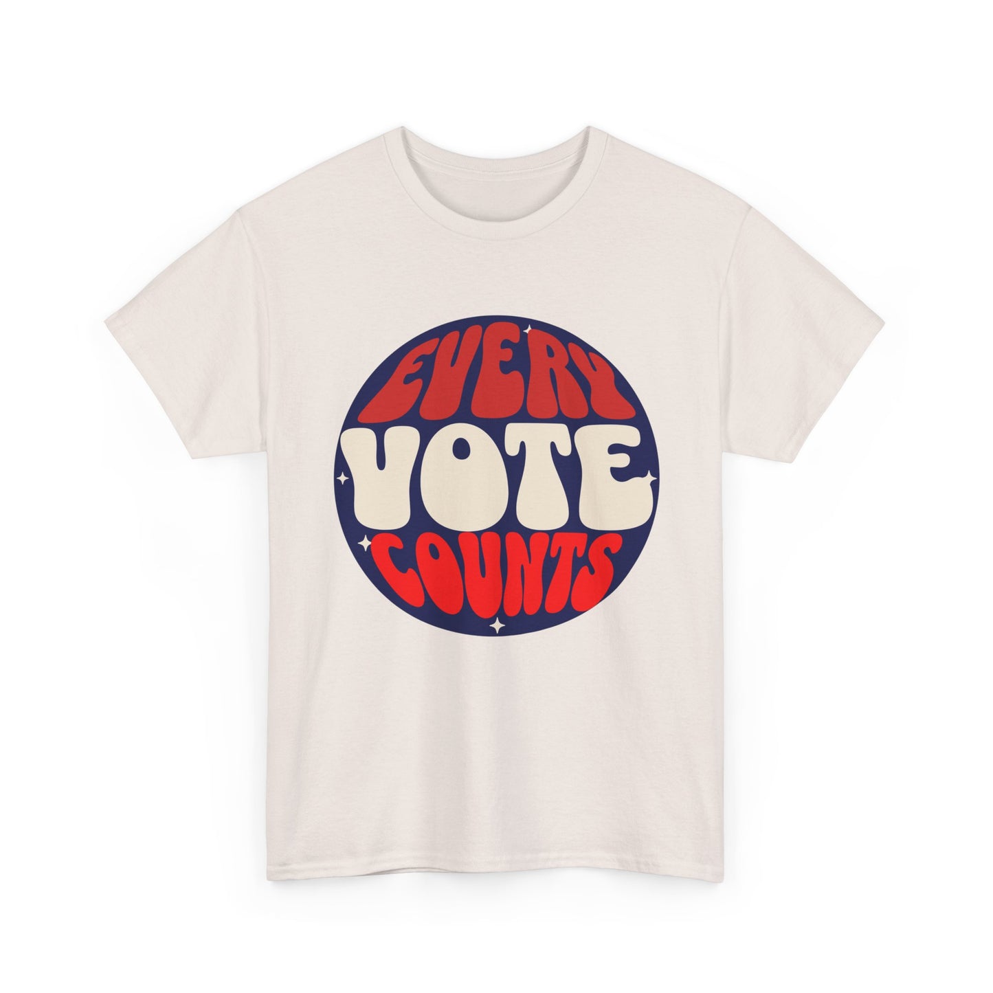 "YOUR VOTE COUNTS"Unisex Heavy Cotton Tee