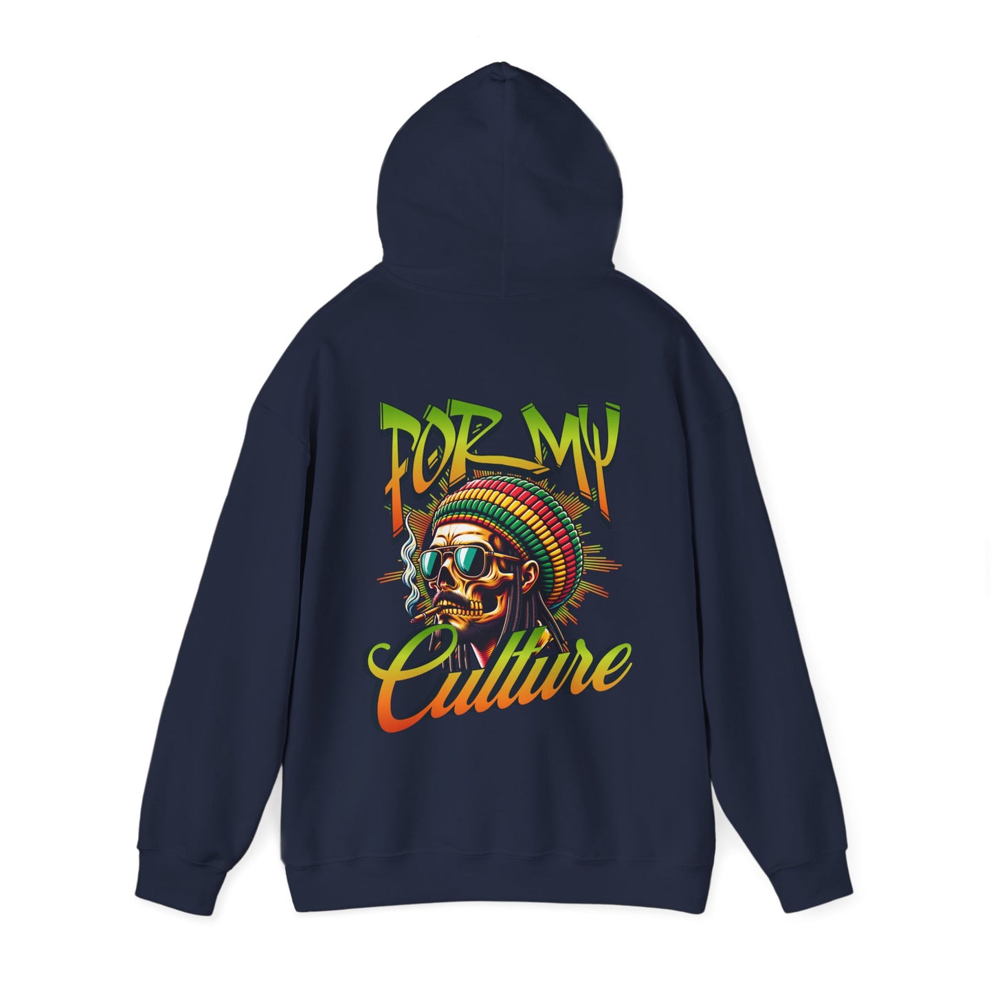 Rasta Culture Hooded Sweatshirt, Unisex Sweatshirt, Comfortable Hoodie, Gifts for Music Lovers, Streetwear, Festival Apparel