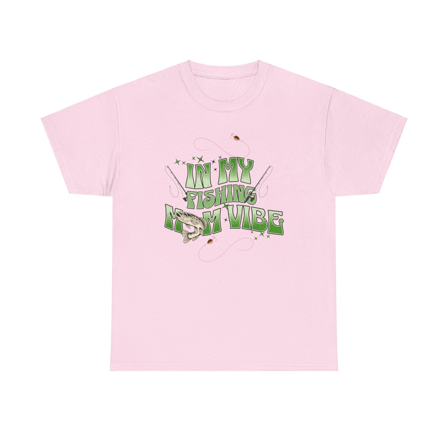"FISHING MOM"Unisex Heavy Cotton Tee
