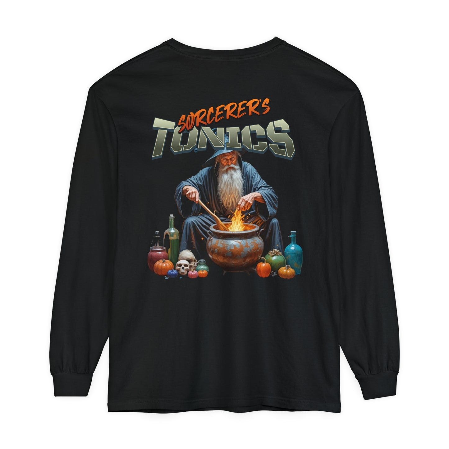 SORCERERS TONIC Unisex Garment-dyed Long Sleeve T-Shirt