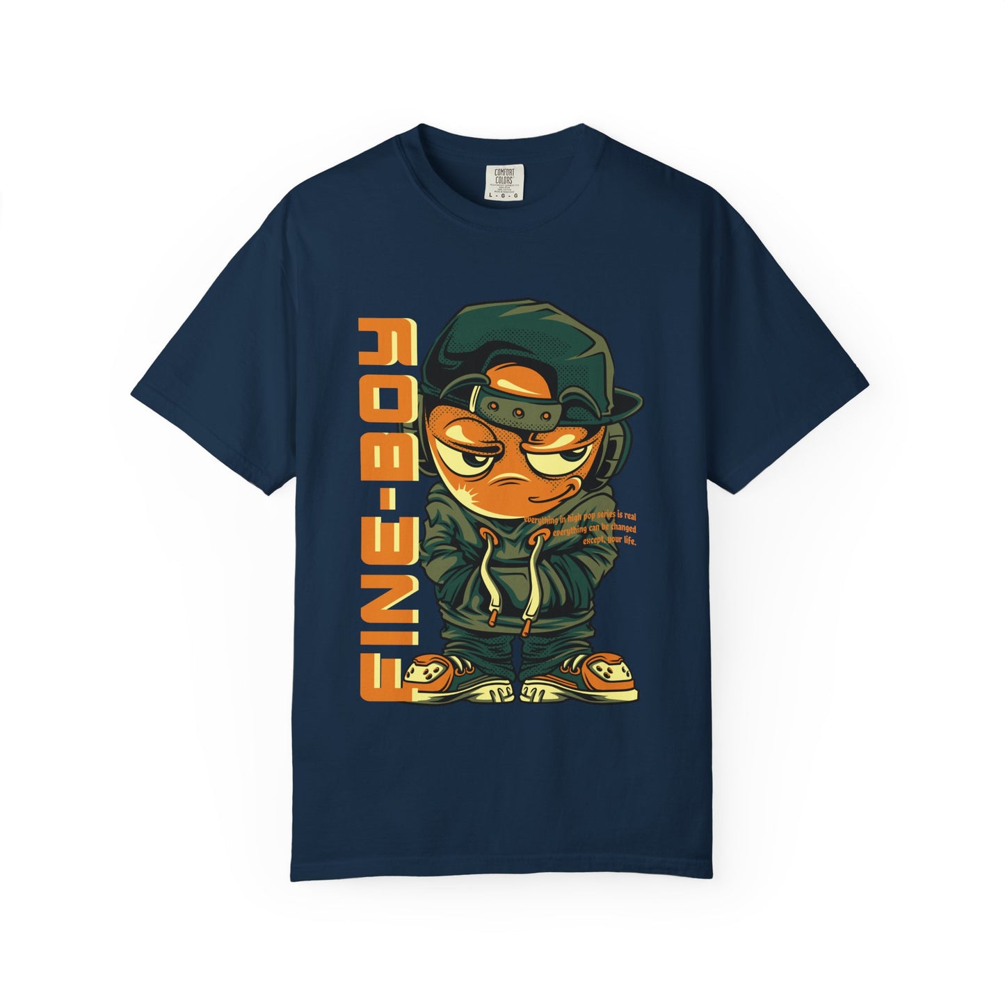 Streetwear Graphic Tee for Kids, Fine Boy Urban Style Shirt, Youth Fashion T-shirt, Trendy Gift for Birthdays, Cool Summer Look