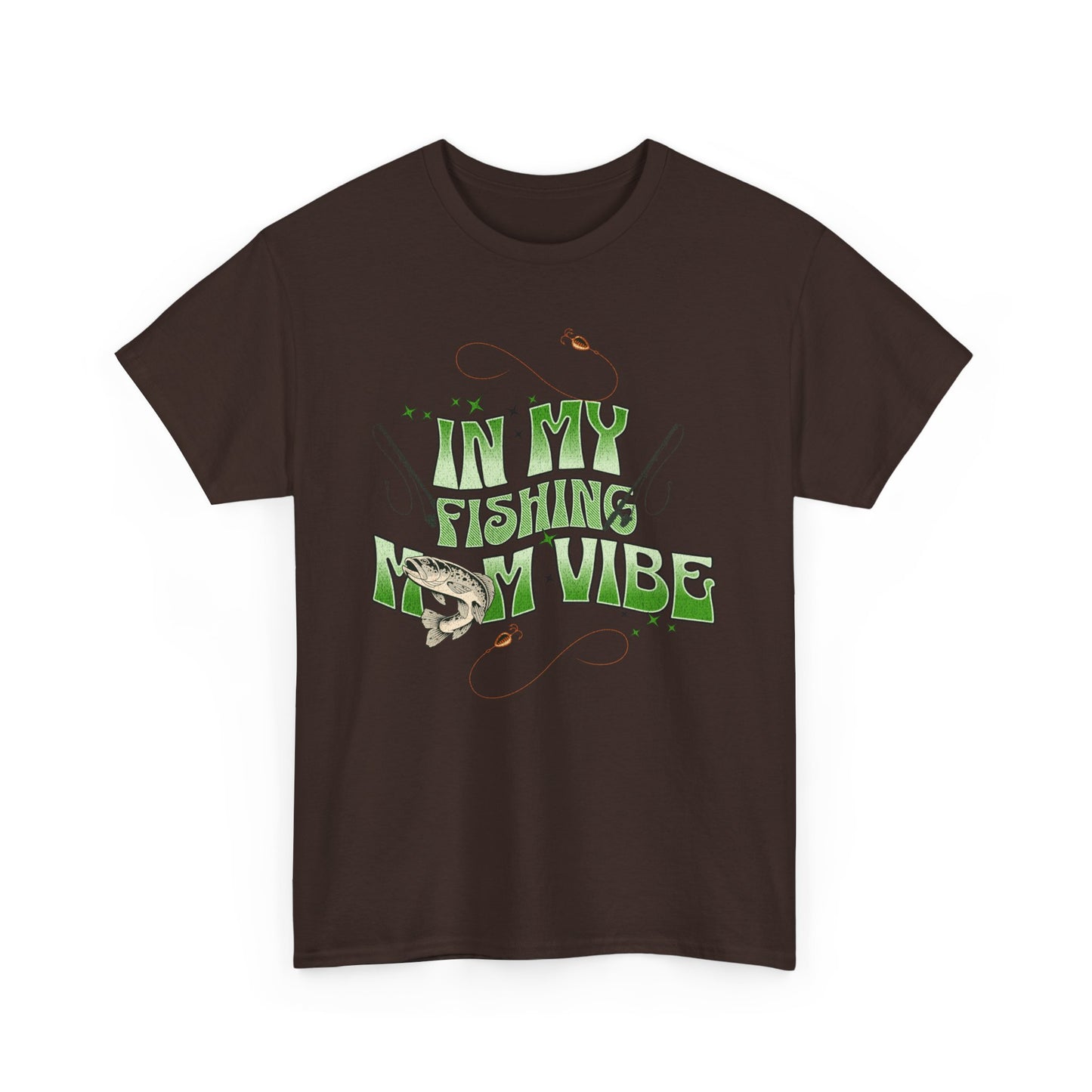 "FISHING MOM"Unisex Heavy Cotton Tee