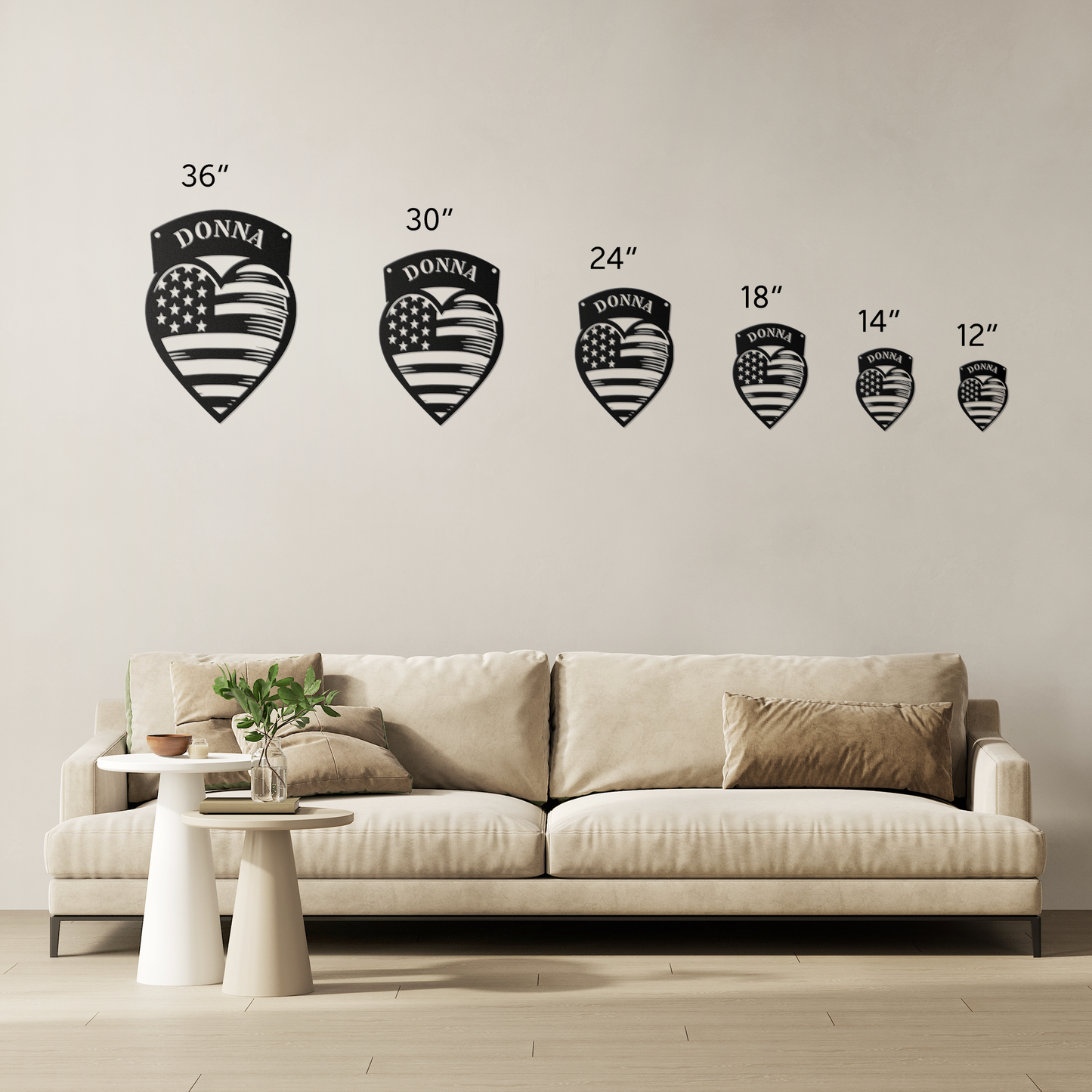 Personalized Die-Cut Metal Signs