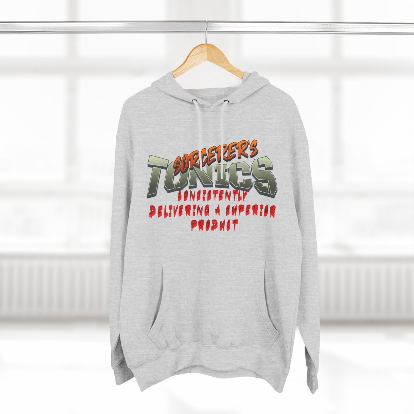 SORCERERS TONIC Three-Panel Fleece Hoodie