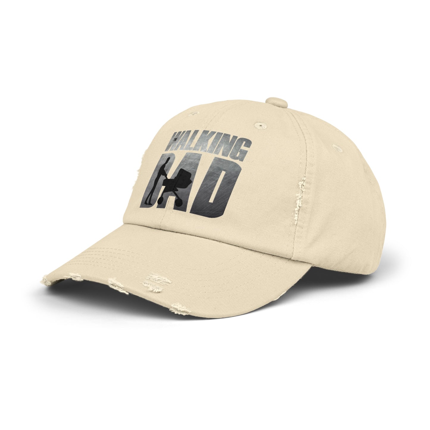 'THE WALKING DAD"Unisex Distressed Cap