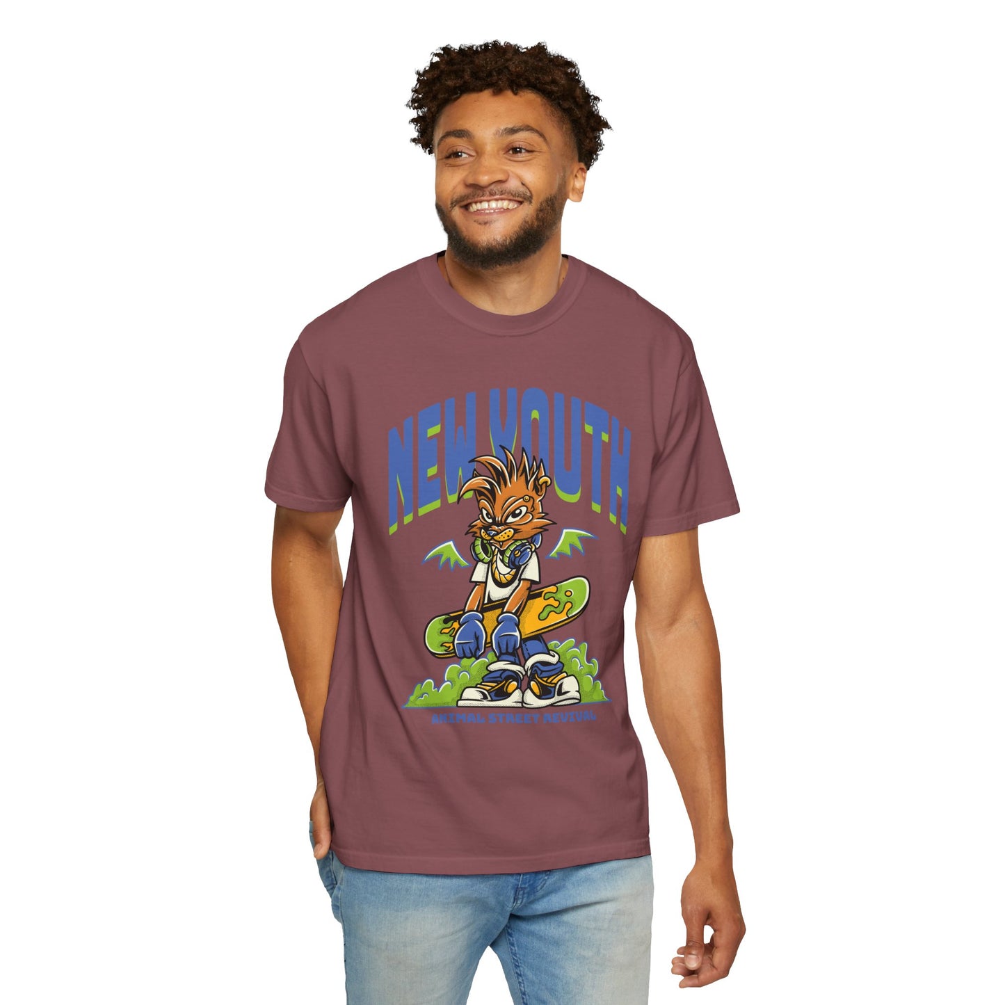 Youthful Vibe Unisex T-shirt - Trendy Graphic Tee for Skate Lovers, Casual Wear, Gifts, Summer Fun