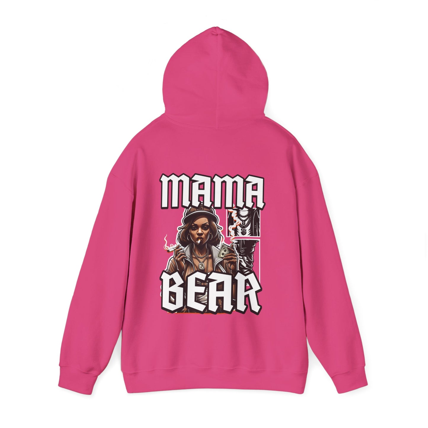 Mama Bear Unisex Hoodie - Cozy Gift for Moms, Perfect for Birthdays, Mother's Day, Casual Wear, Family Gatherings