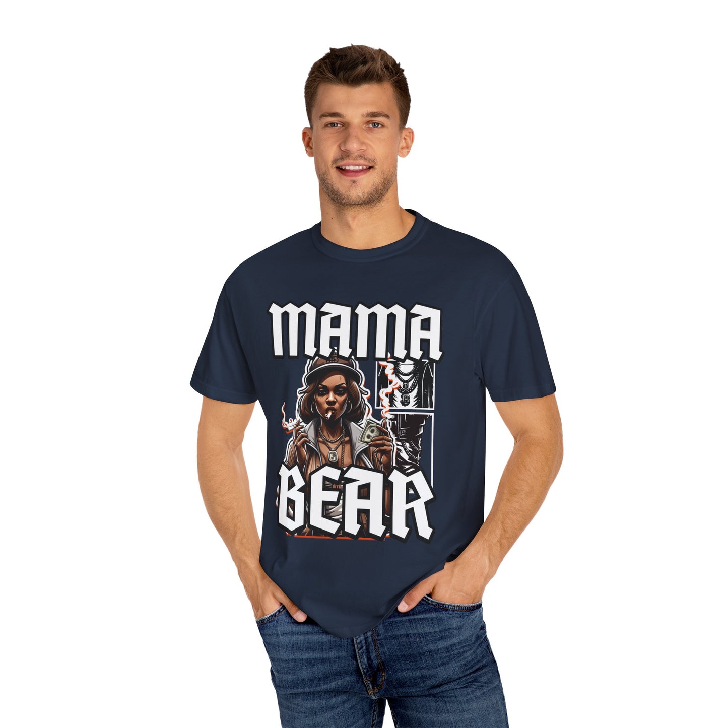 Mama Bear Graphic Tee, Unisex Shirt, Gift for Moms, Casual Wear, Birthday Present, Trendy Apparel