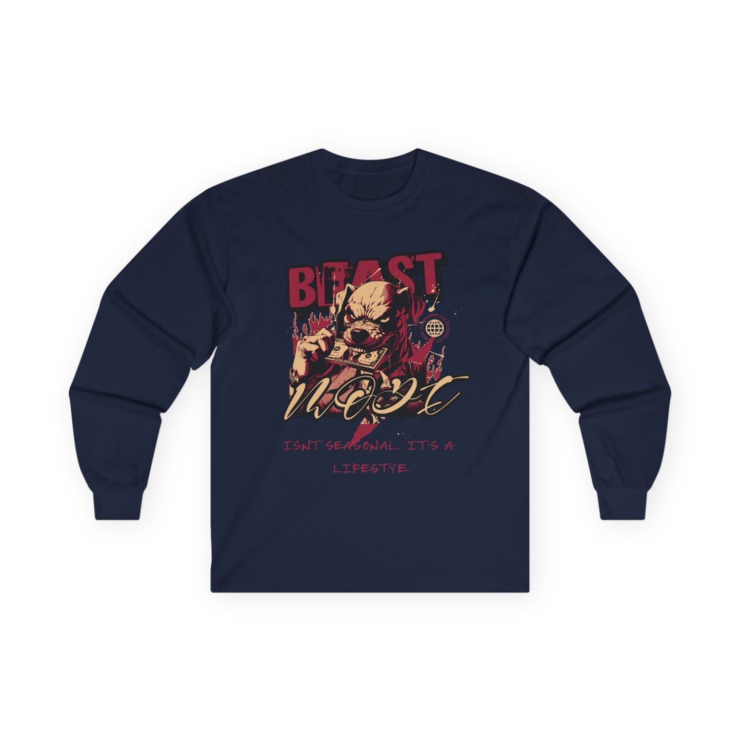 Pit Bull Beast Mode Long Sleeve Tee