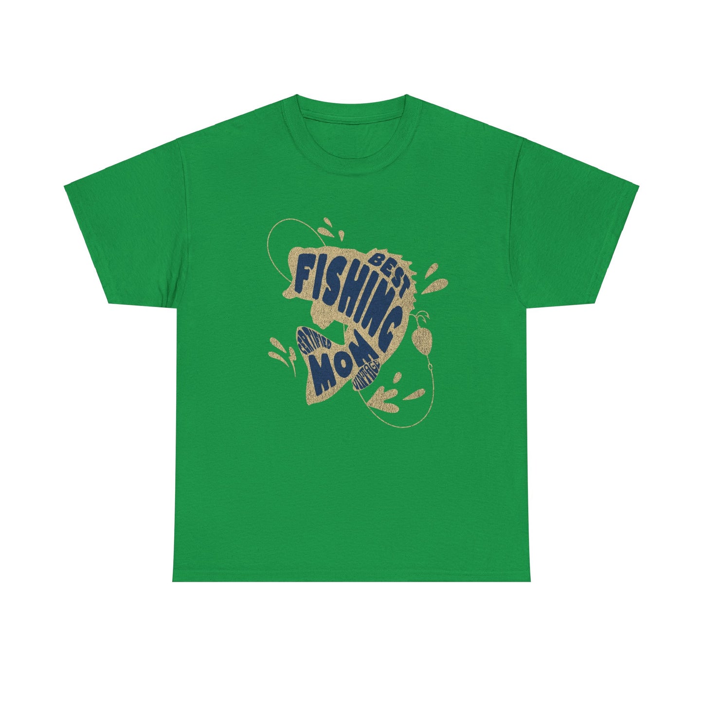 "CERTIFIEDFIED FISHING MOM" Unisex Heavy Cotton Tee