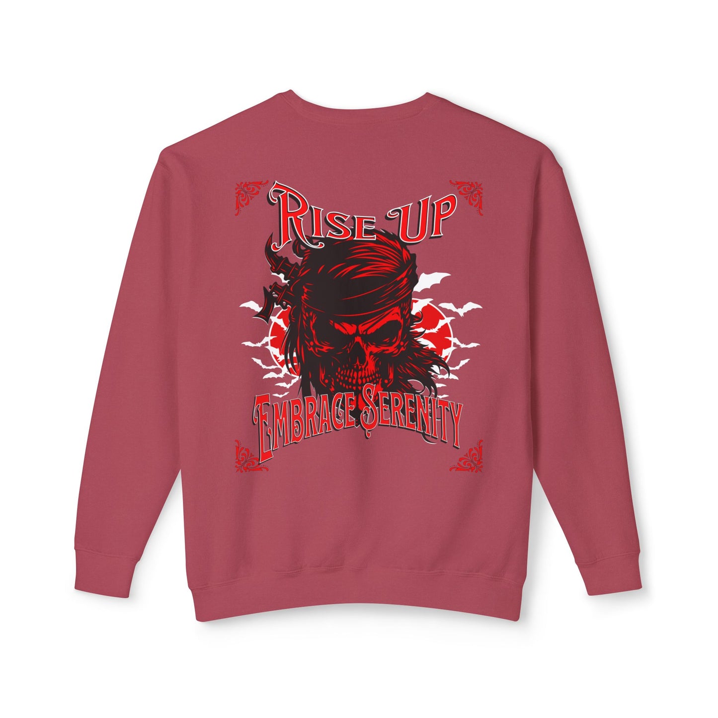 Sweatshirt Embrace Serenity Rise Up Lightweight Crewneck