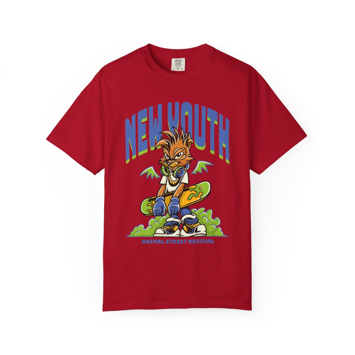 Youthful Vibe Unisex T-shirt - Trendy Graphic Tee for Skate Lovers, Casual Wear, Gifts, Summer Fun