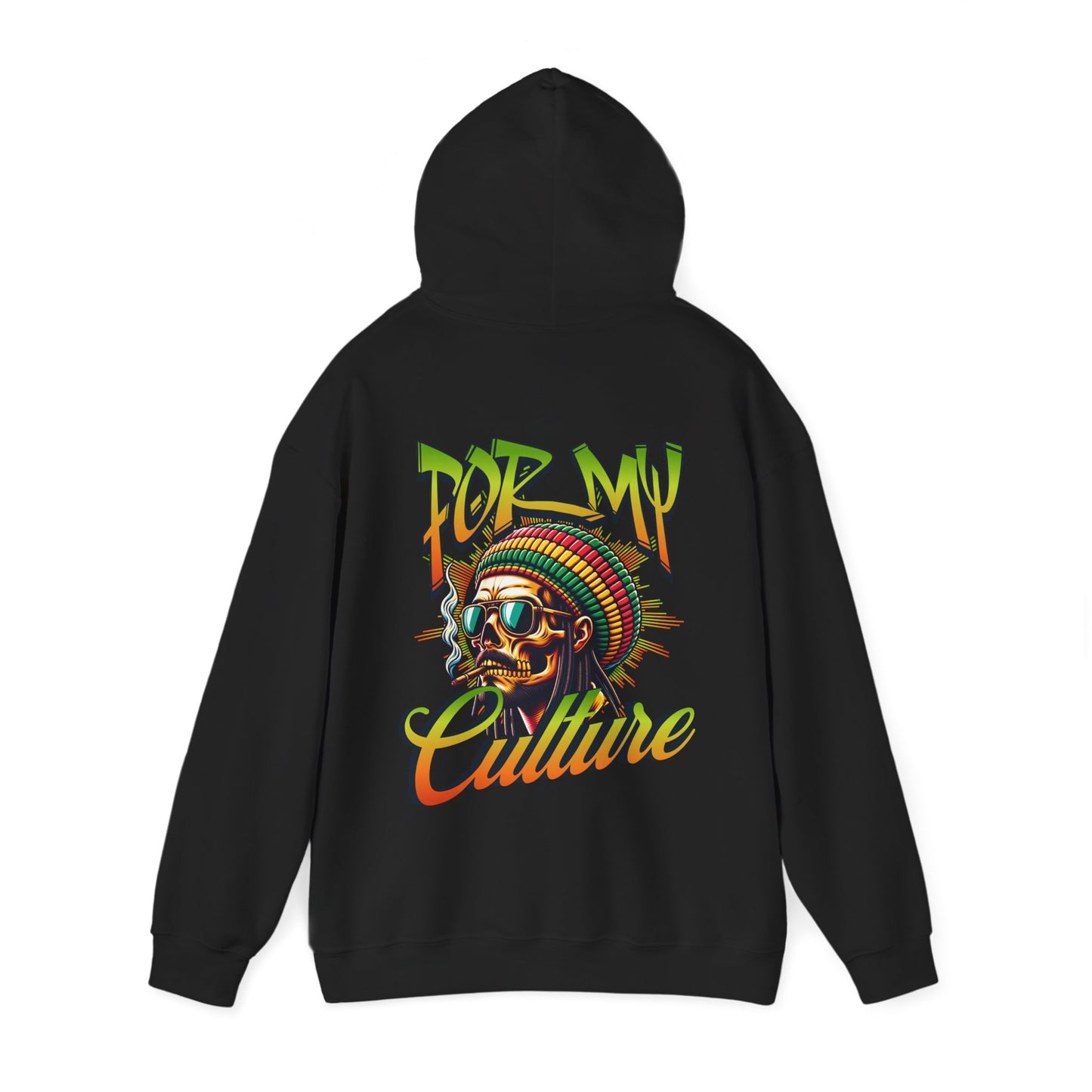 Rasta Culture Hooded Sweatshirt, Unisex Sweatshirt, Comfortable Hoodie, Gifts for Music Lovers, Streetwear, Festival Apparel