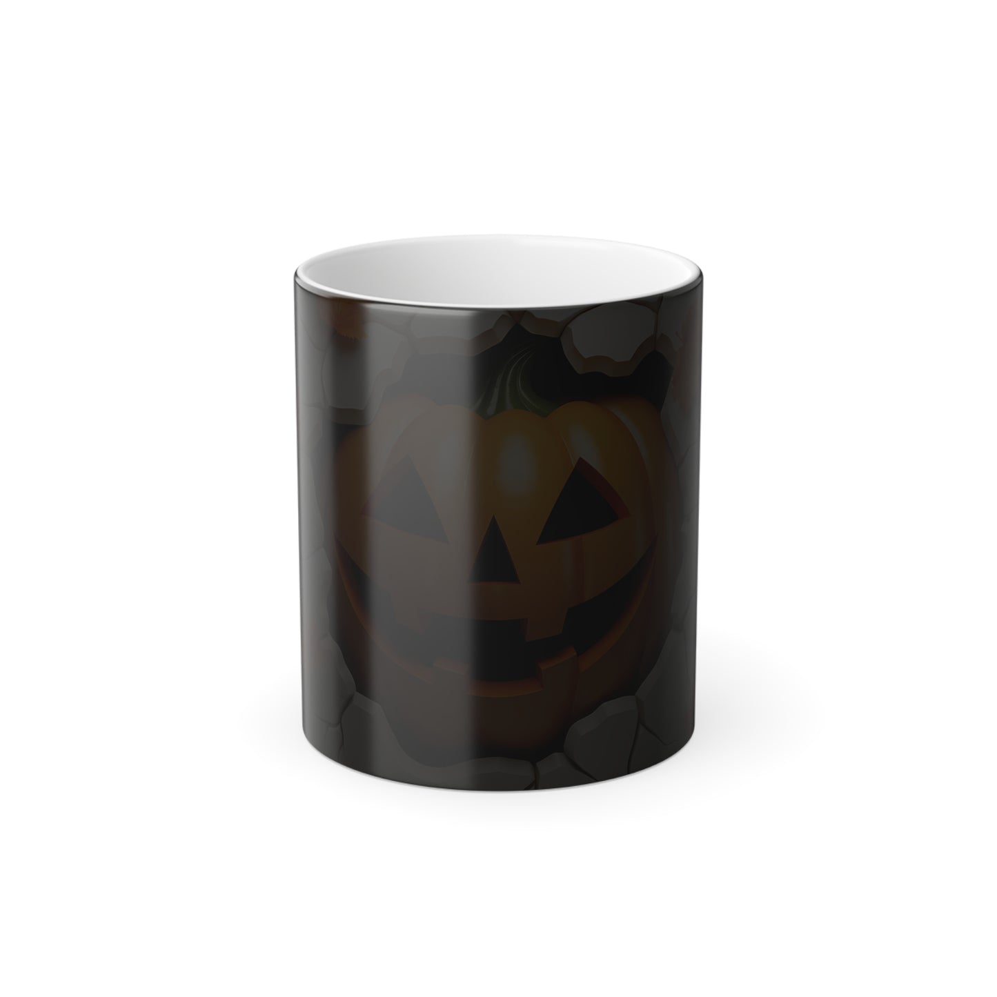 Pumpkin head Color Morphing Mug, 11oz
