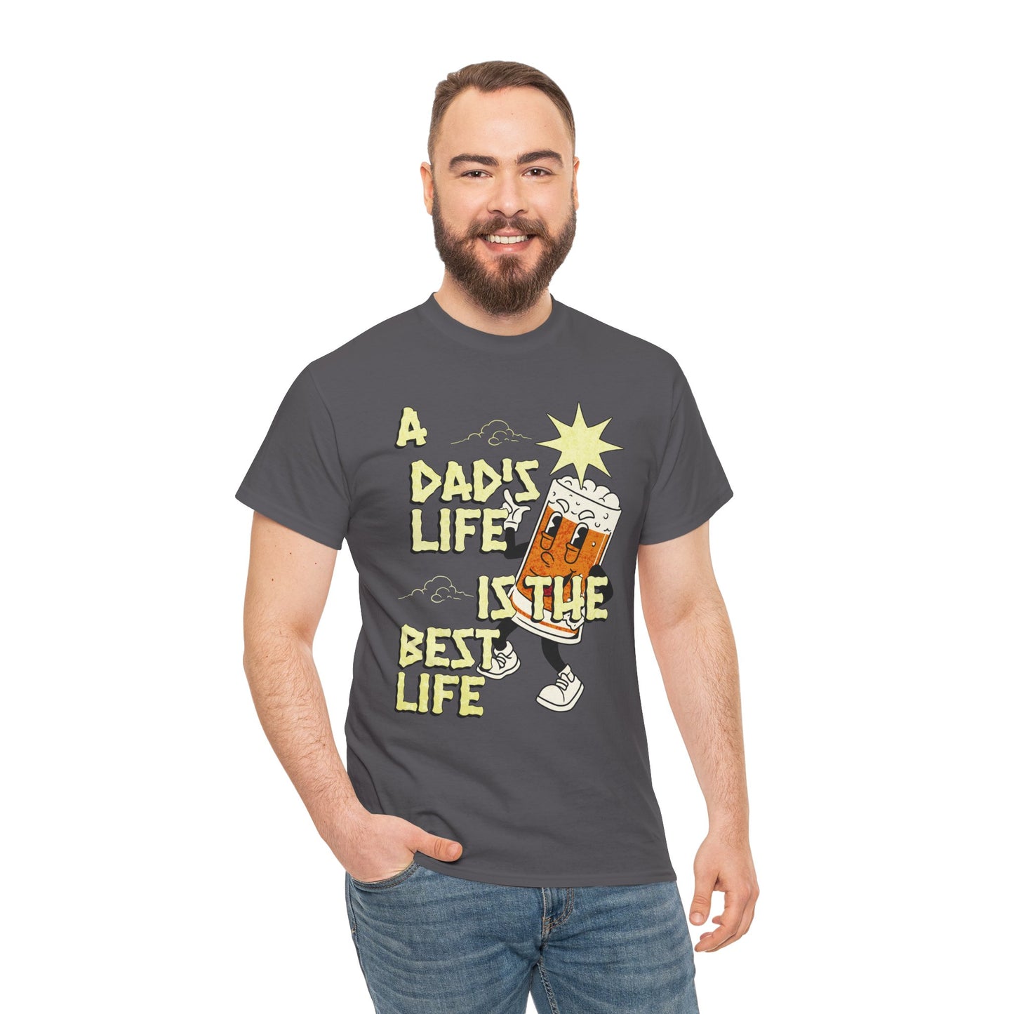 "DADS LIFE" Unisex Heavy Cotton Tee