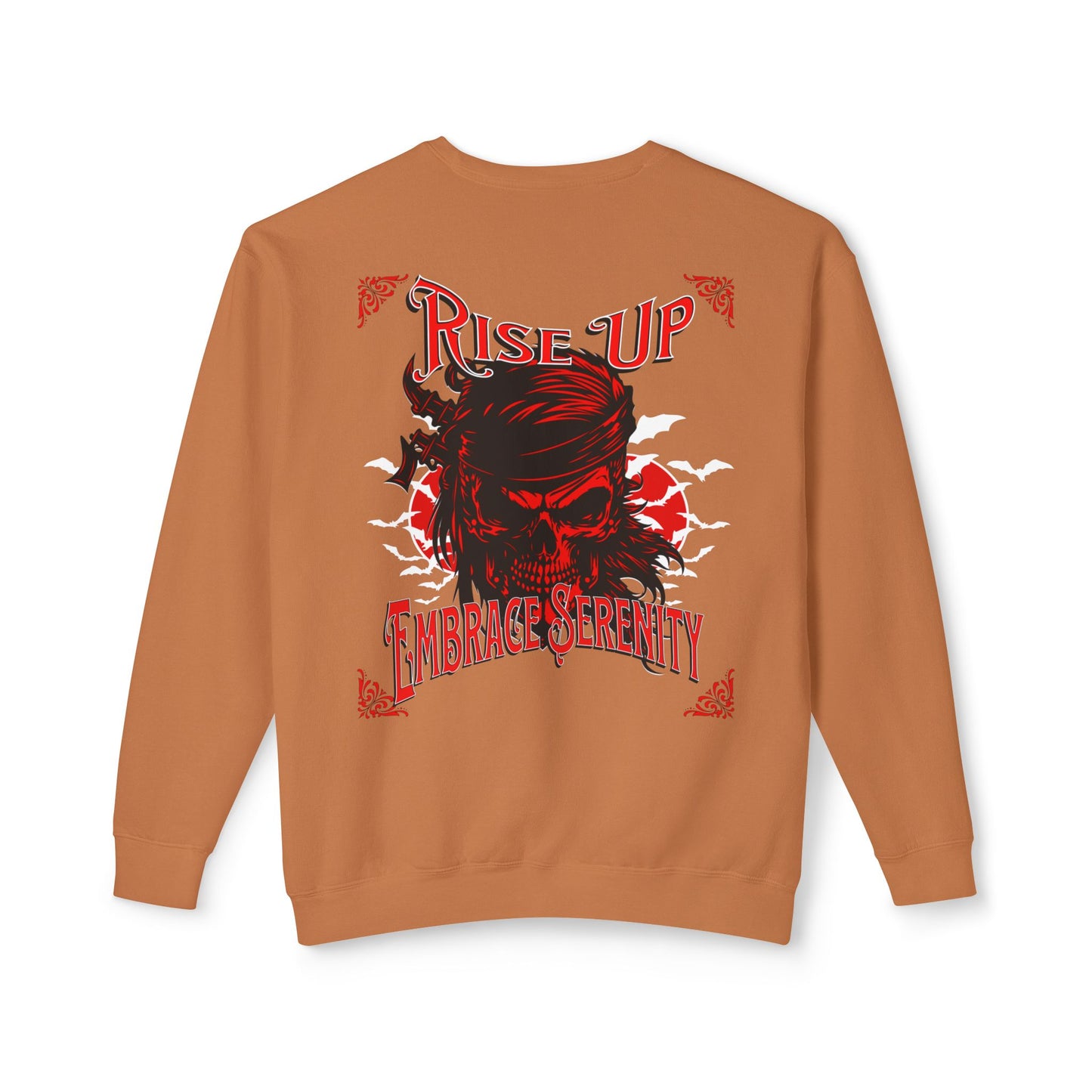 Sweatshirt Embrace Serenity Rise Up Lightweight Crewneck