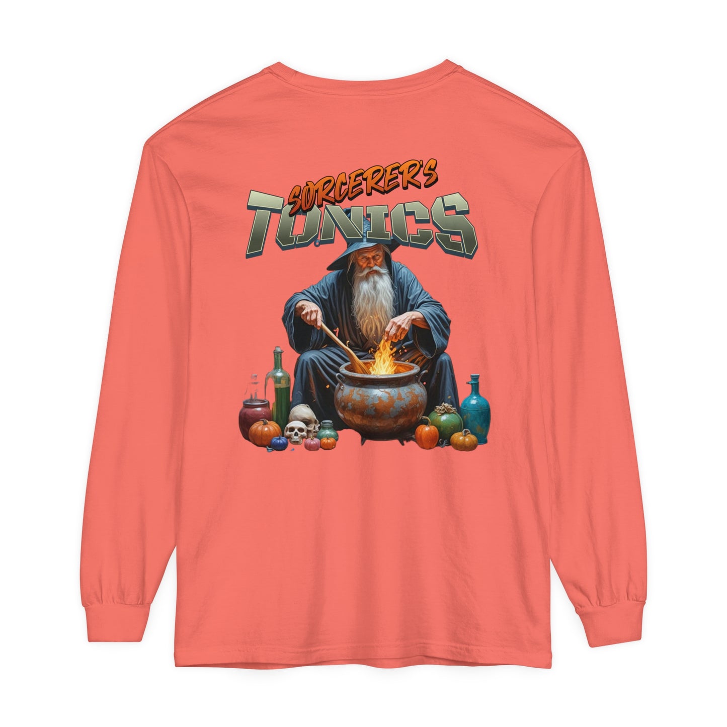 SORCERERS TONIC Unisex Garment-dyed Long Sleeve T-Shirt