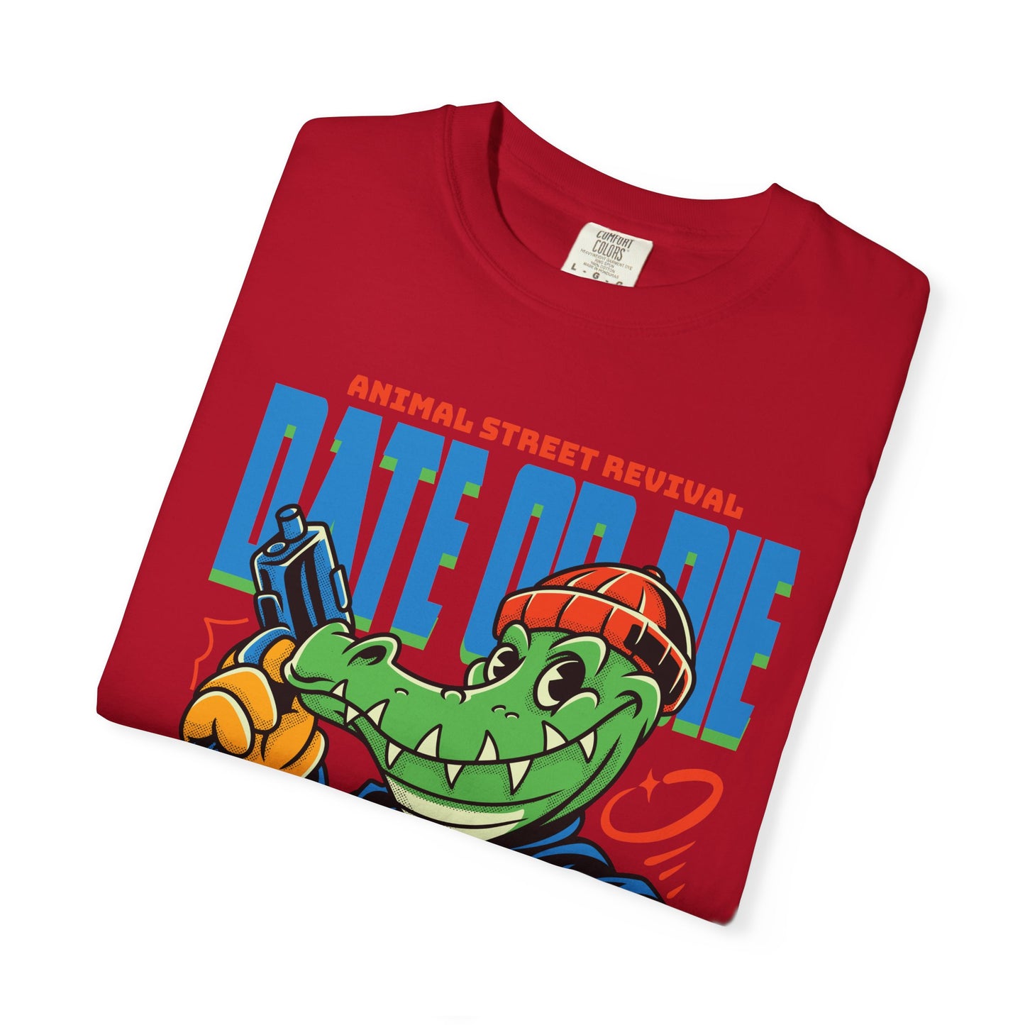 Retro Cartoon Alligator T-Shirt, Fun Graphic Tee, Casual Summer Wear, Gift for Animators, Quirky Fashion, Unique Streetwear