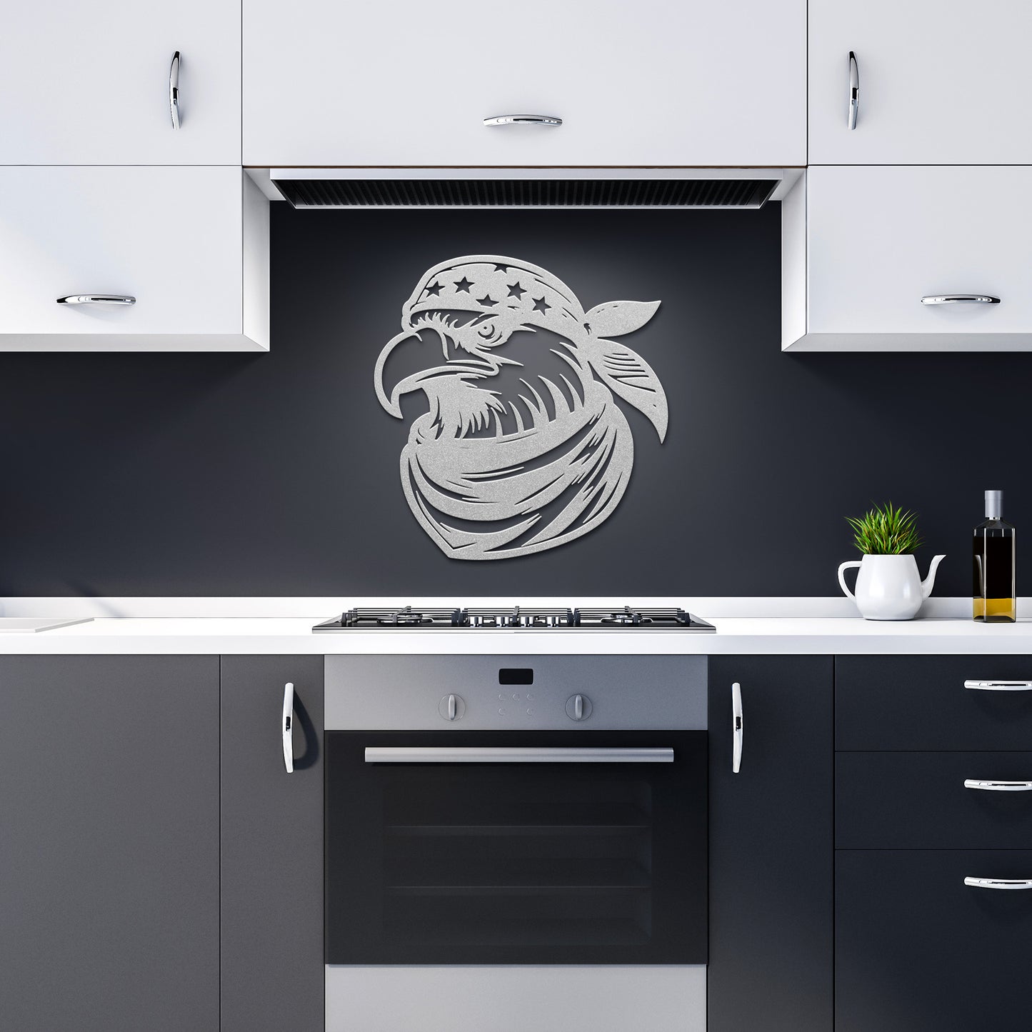 Patriot Bird Die Cut Metal