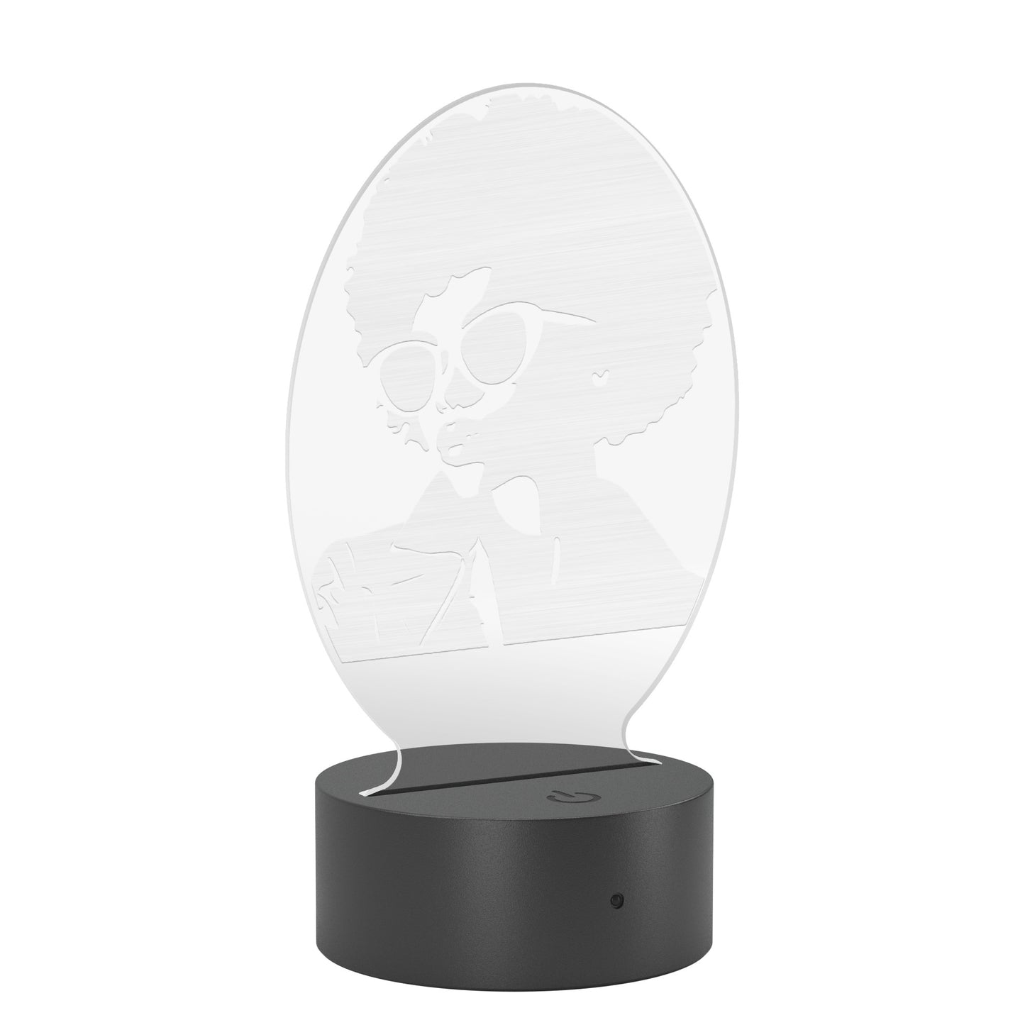Vertical Oval Acrylic LED Sign