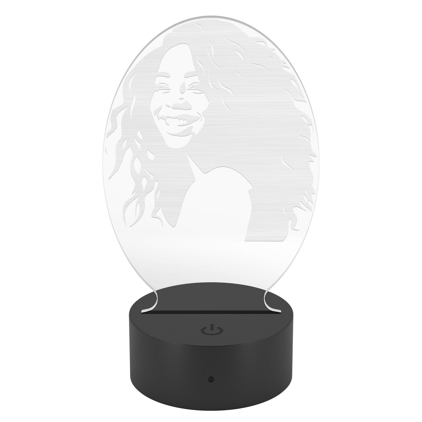 Vertical Oval Acrylic LED Sign