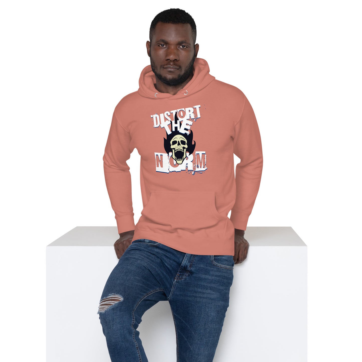 "DISTORT THE NORM" Unisex Hoodie