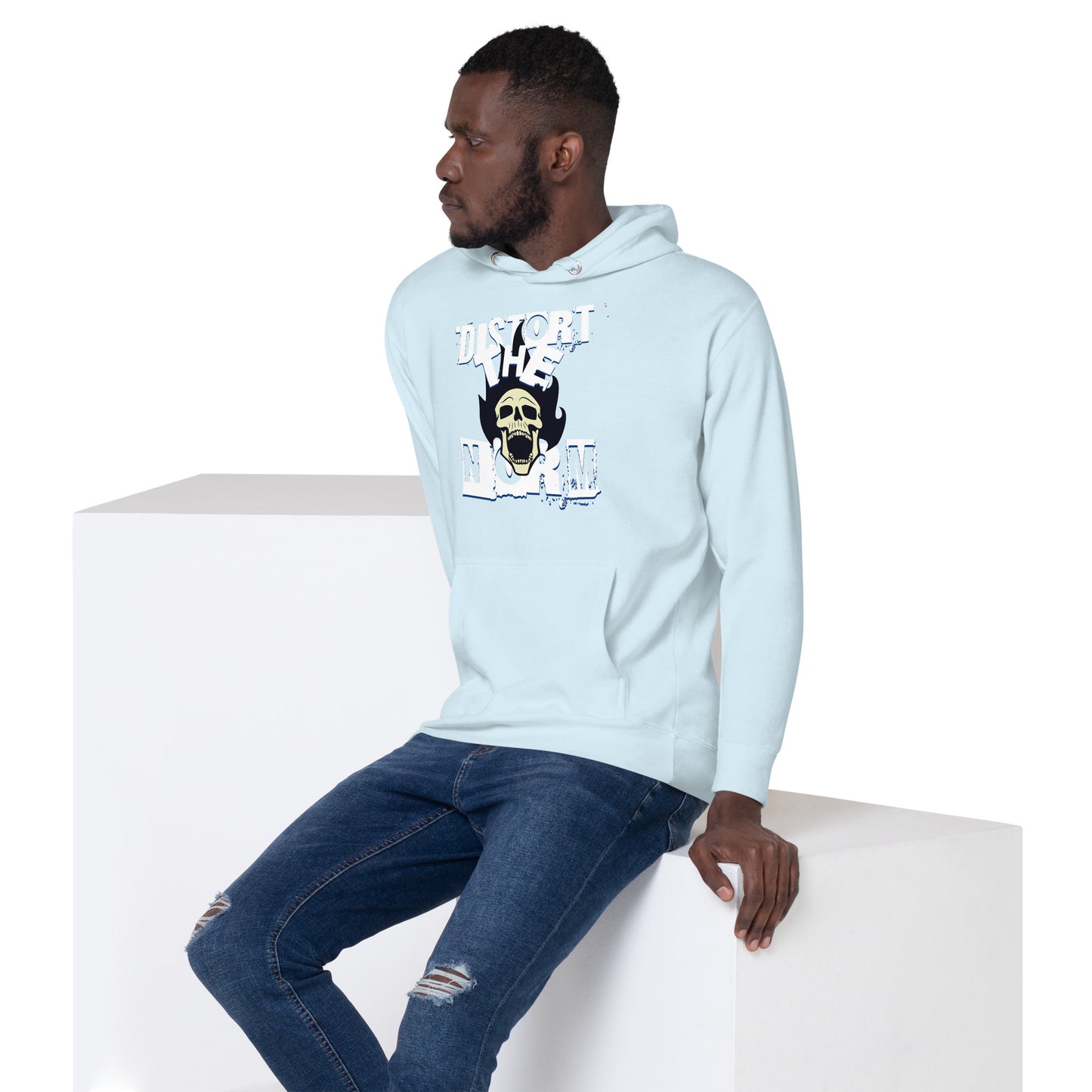 "DISTORT THE NORM" Unisex Hoodie