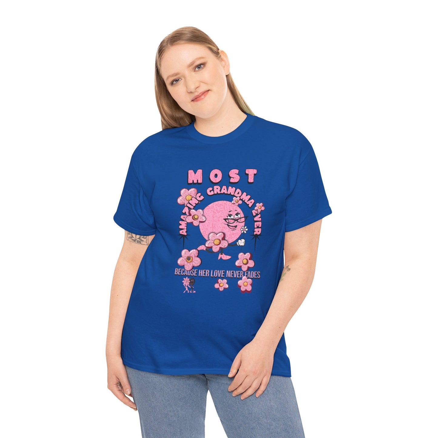 "MOST AMAZING GRANDMA"Unisex Heavy Cotton Tee