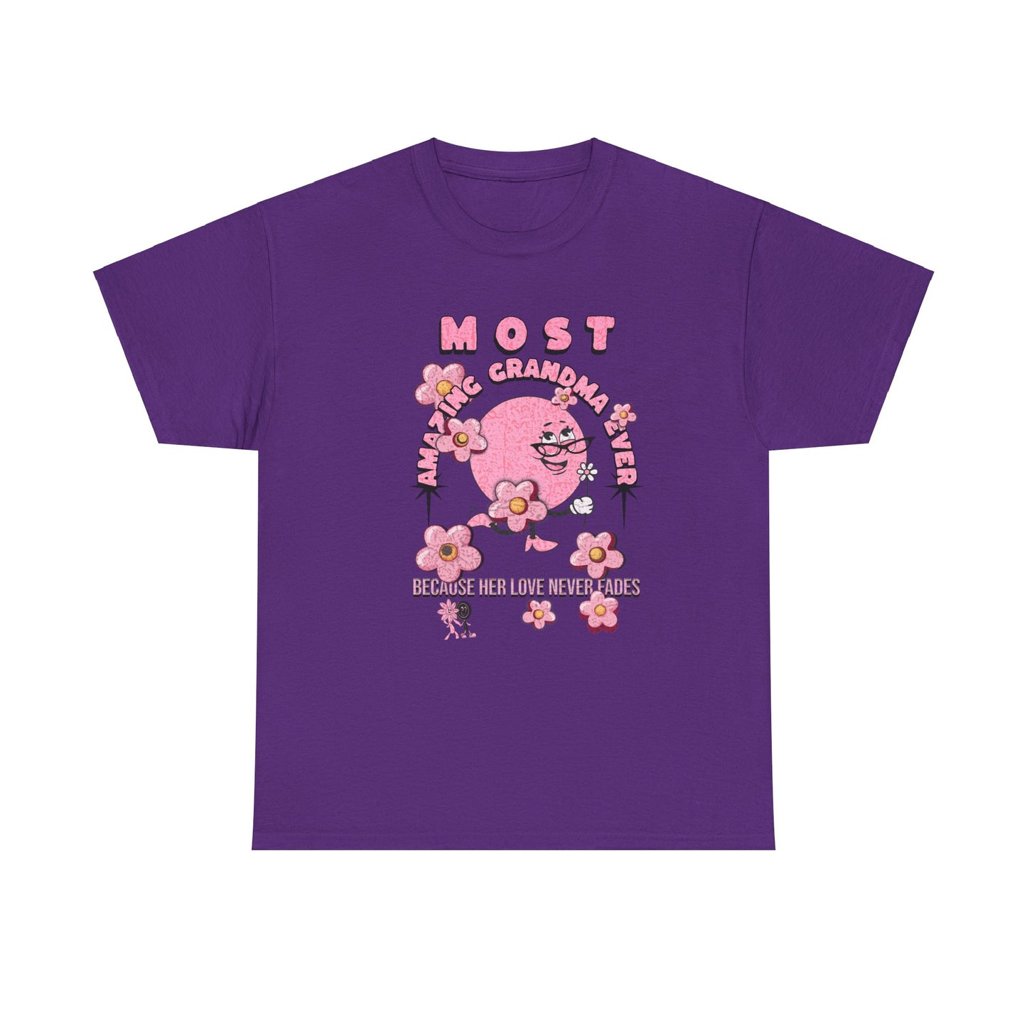 "MOST AMAZING GRANDMA"Unisex Heavy Cotton Tee