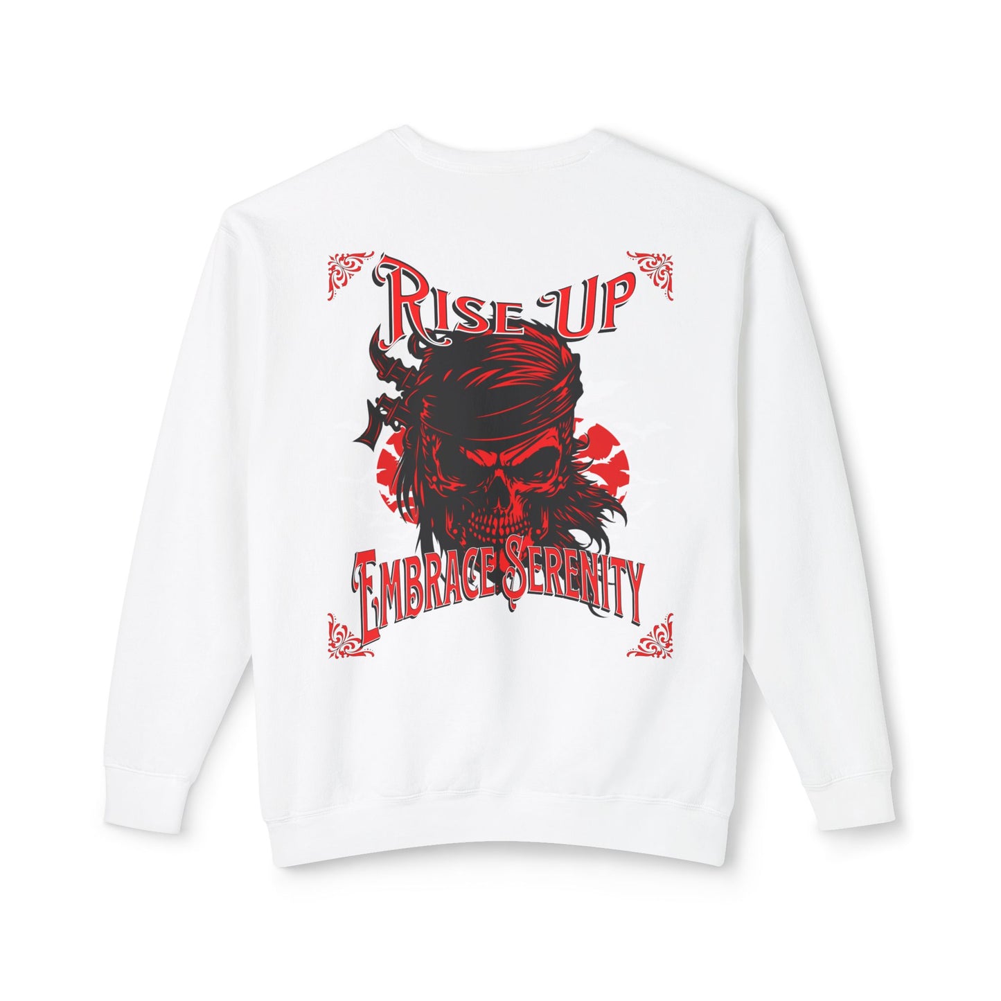 Sweatshirt Embrace Serenity Rise Up Lightweight Crewneck