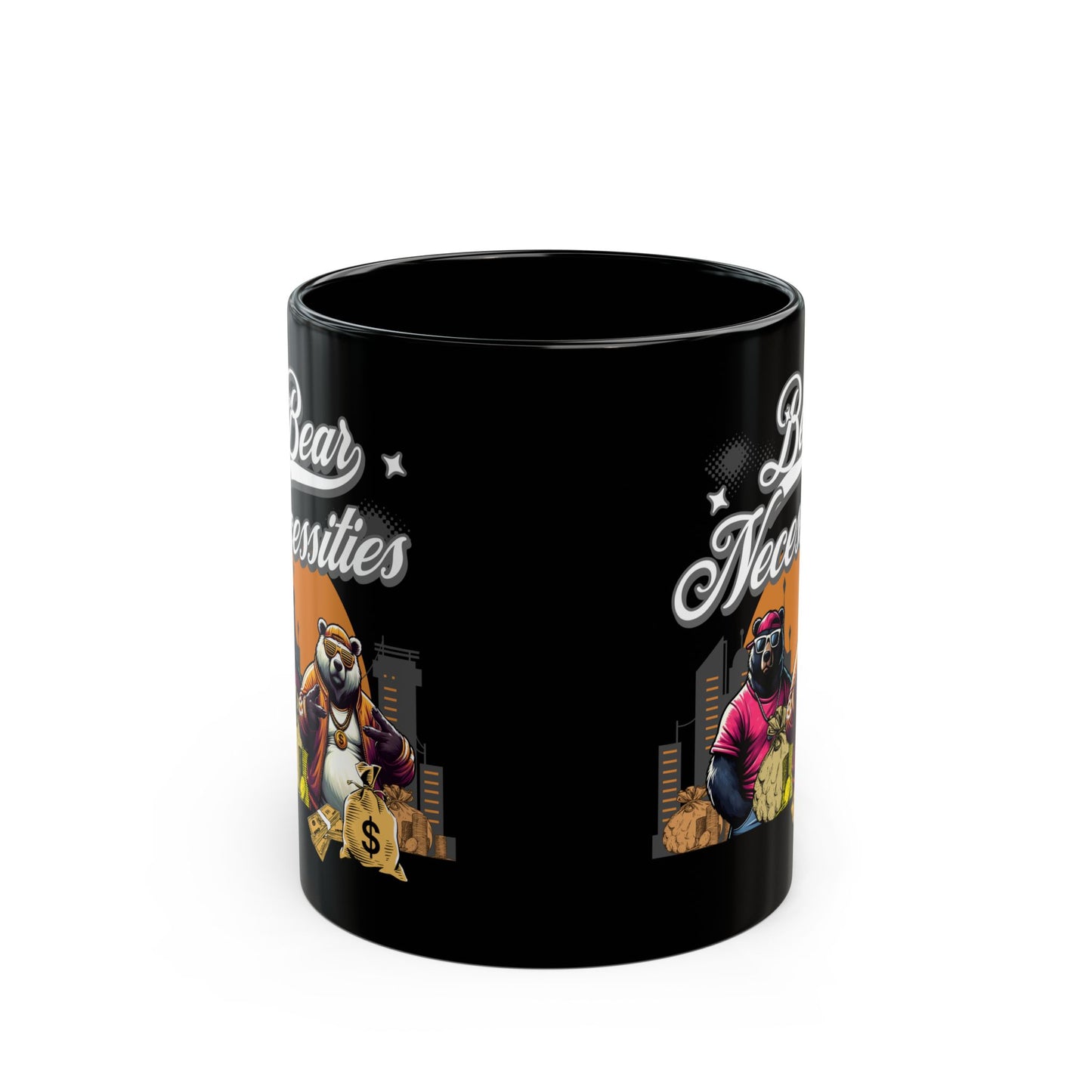 "BEAR NECESSITY "Black Mug (11oz, 15oz)