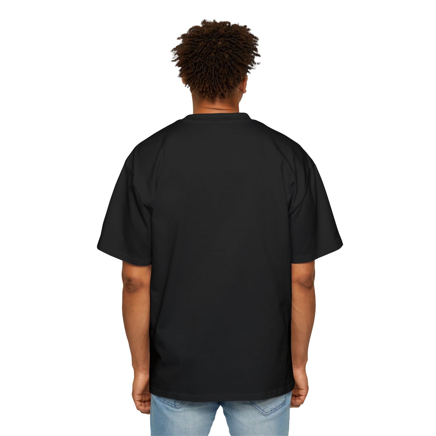 Plainfield Flip Design Tee — Men's Oversized Graphic T-Shirt