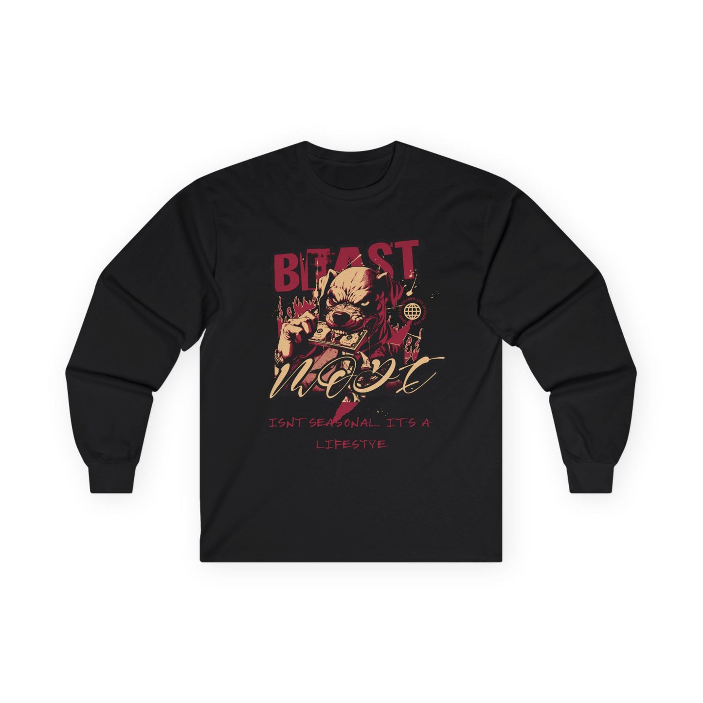 Pit Bull Beast Mode Long Sleeve Tee