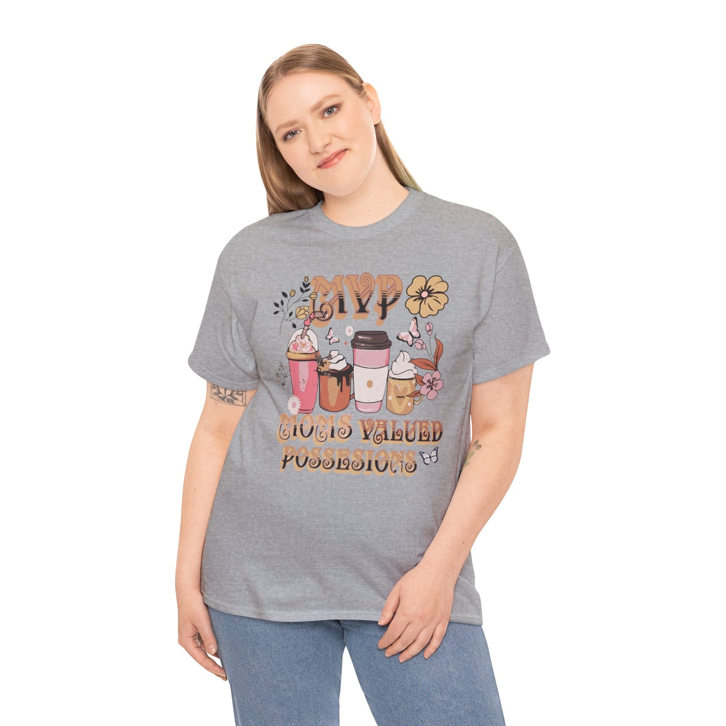 MOMS MVP POSSESIONS Unisex Heavy Cotton Tee