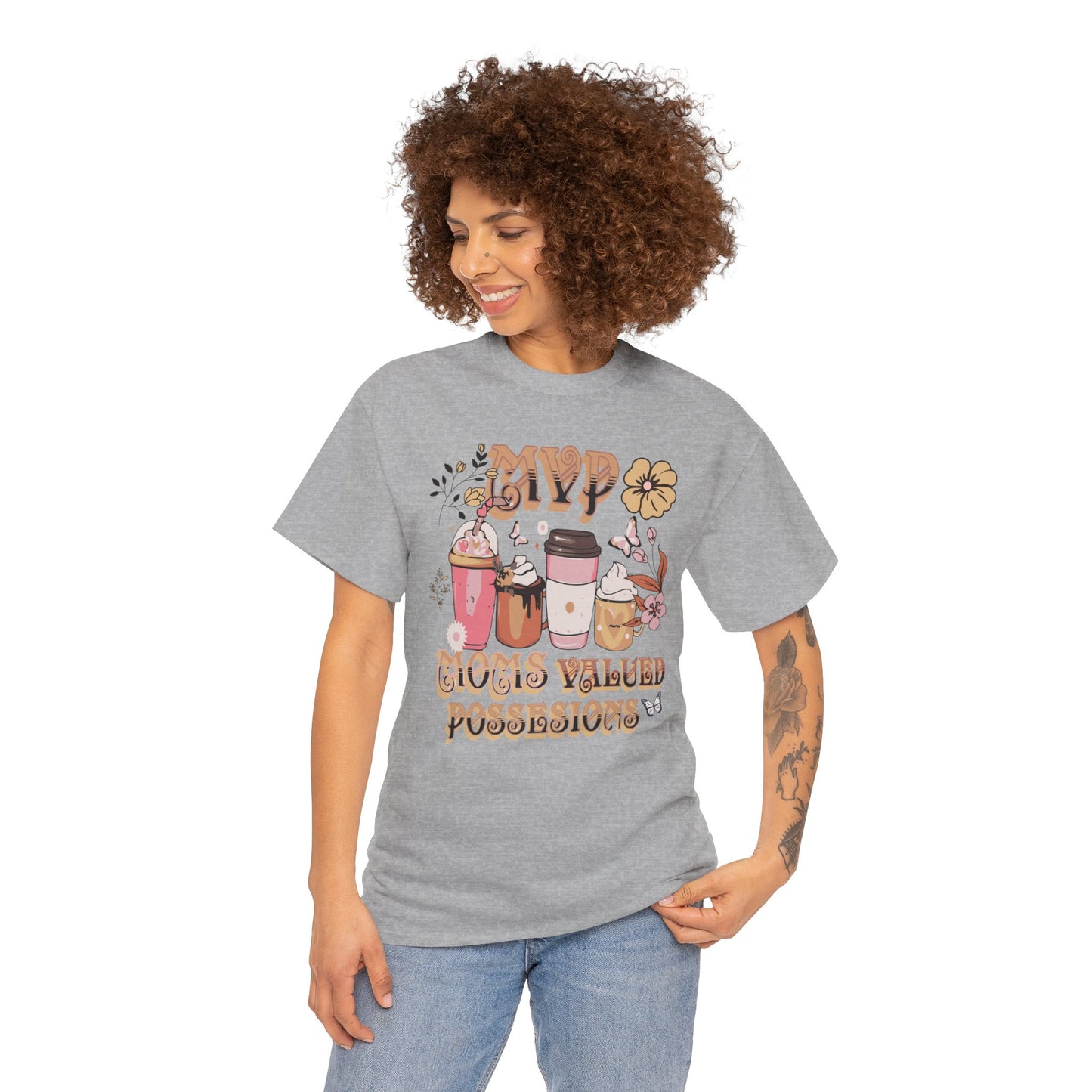 MOMS MVP POSSESIONS Unisex Heavy Cotton Tee