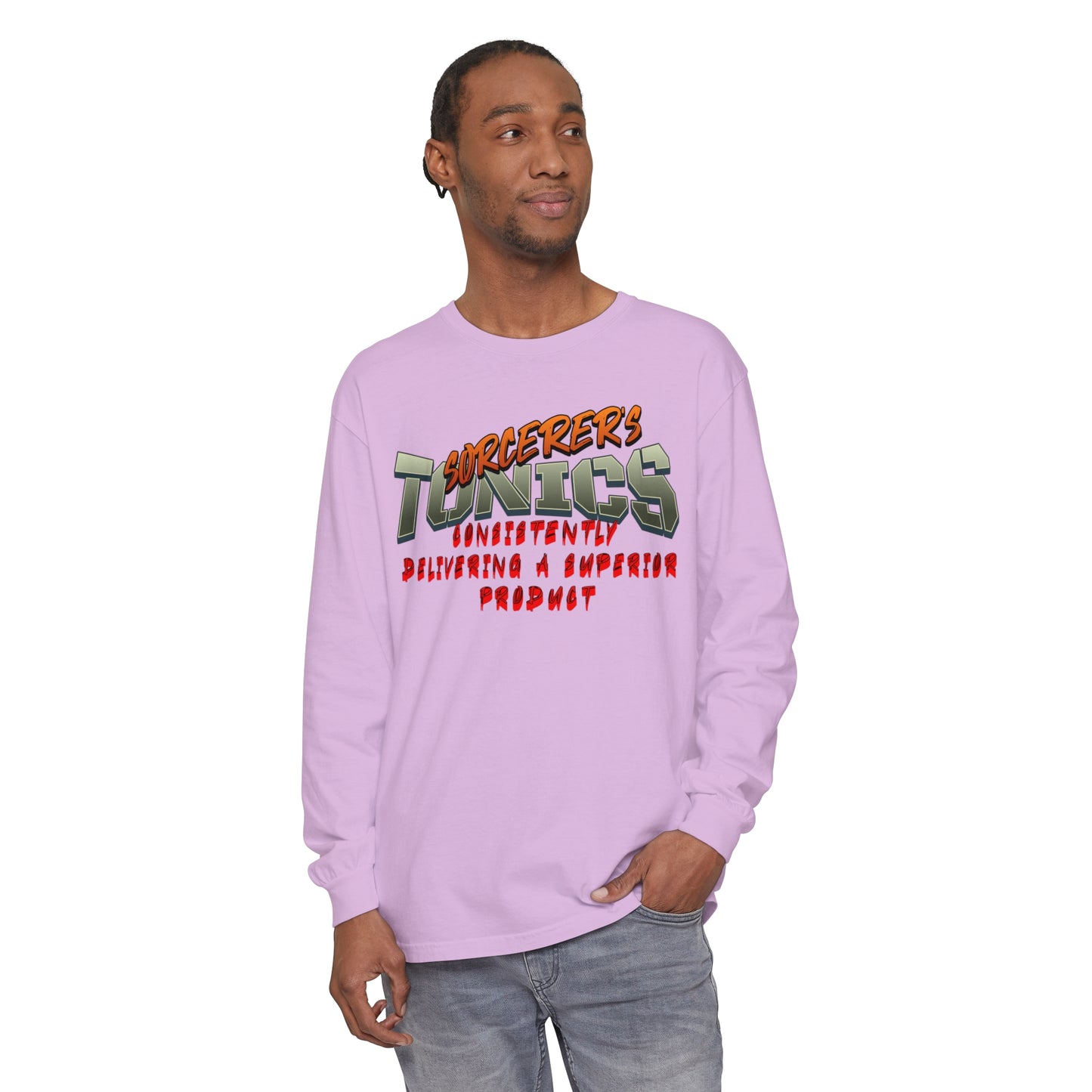 SORCERERS TONIC Unisex Garment-dyed Long Sleeve T-Shirt