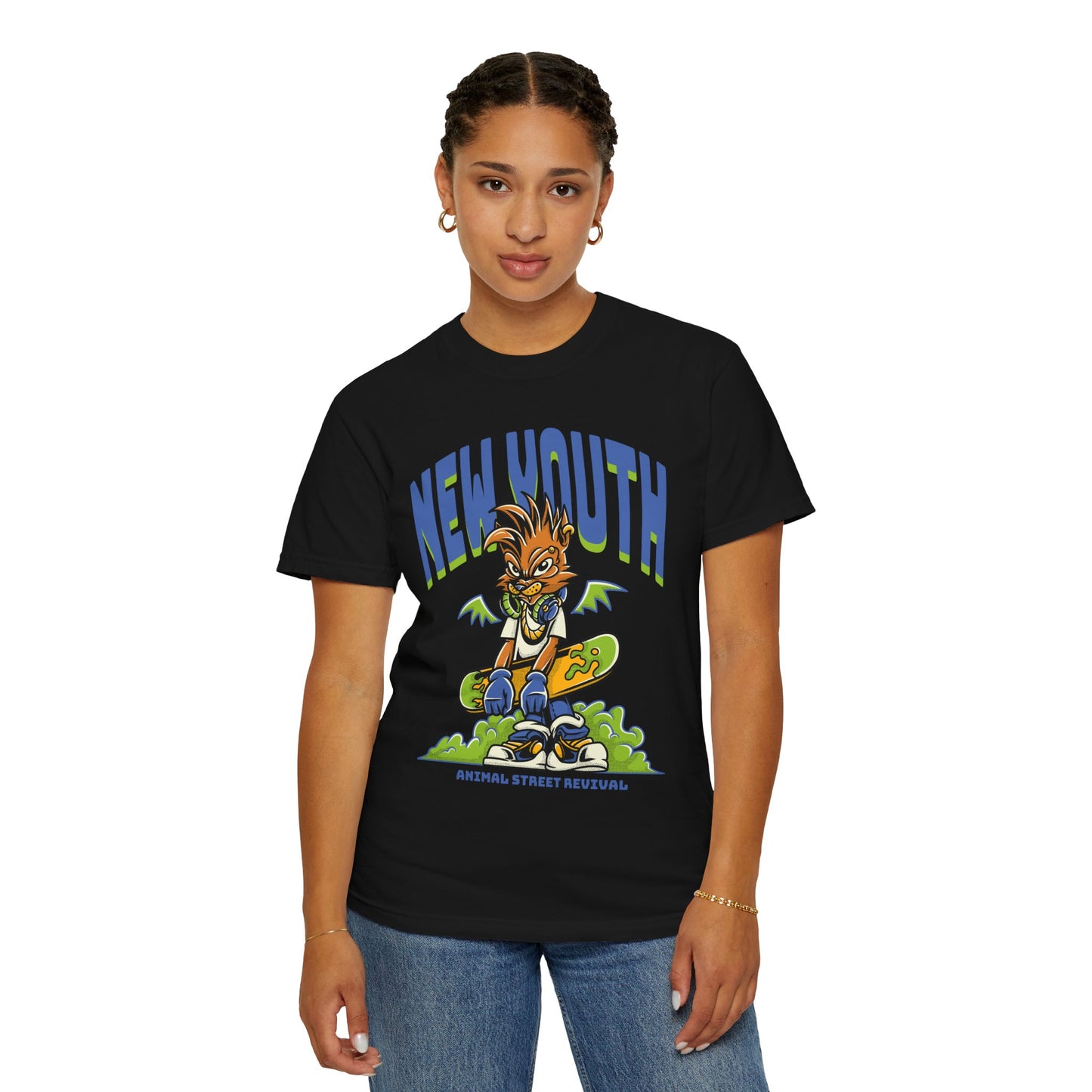 Youthful Vibe Unisex T-shirt - Trendy Graphic Tee for Skate Lovers, Casual Wear, Gifts, Summer Fun