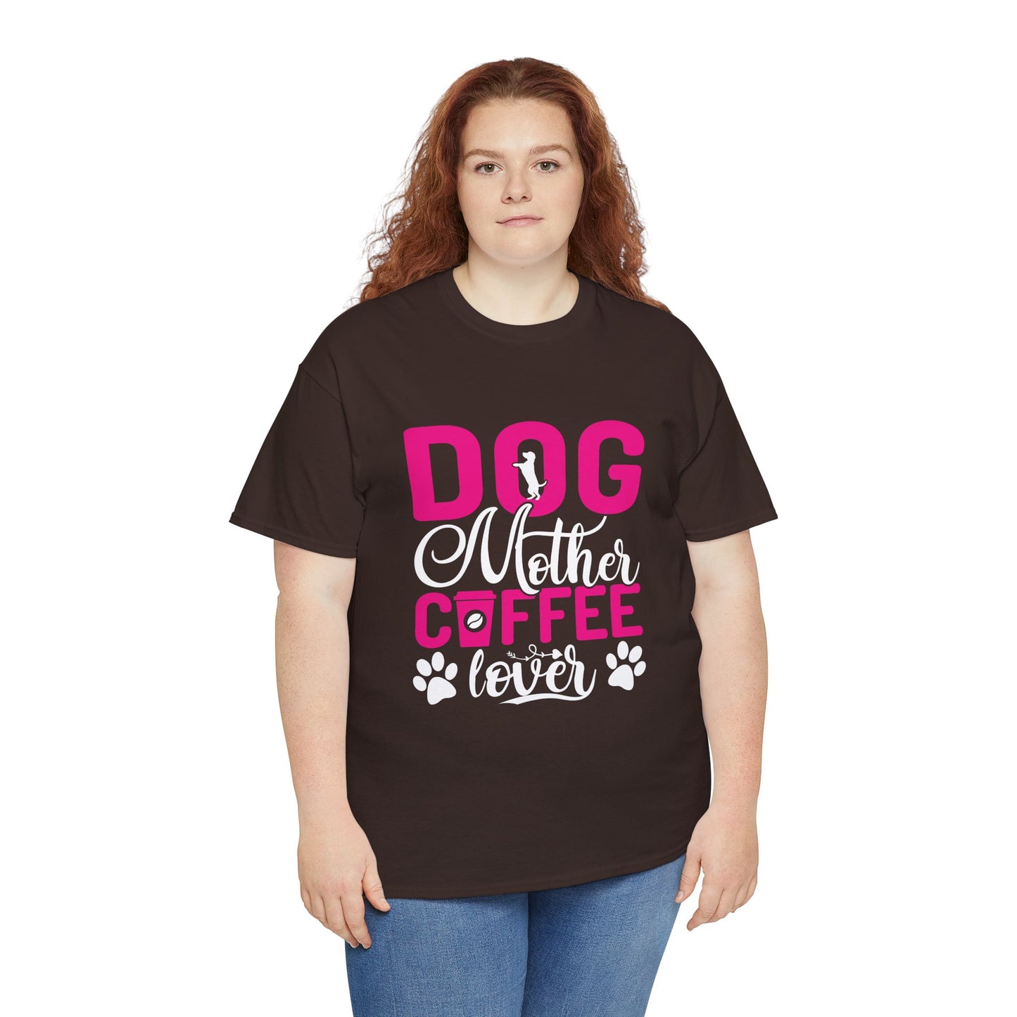 "DOG MOM" Unisex Heavy Cotton Tee